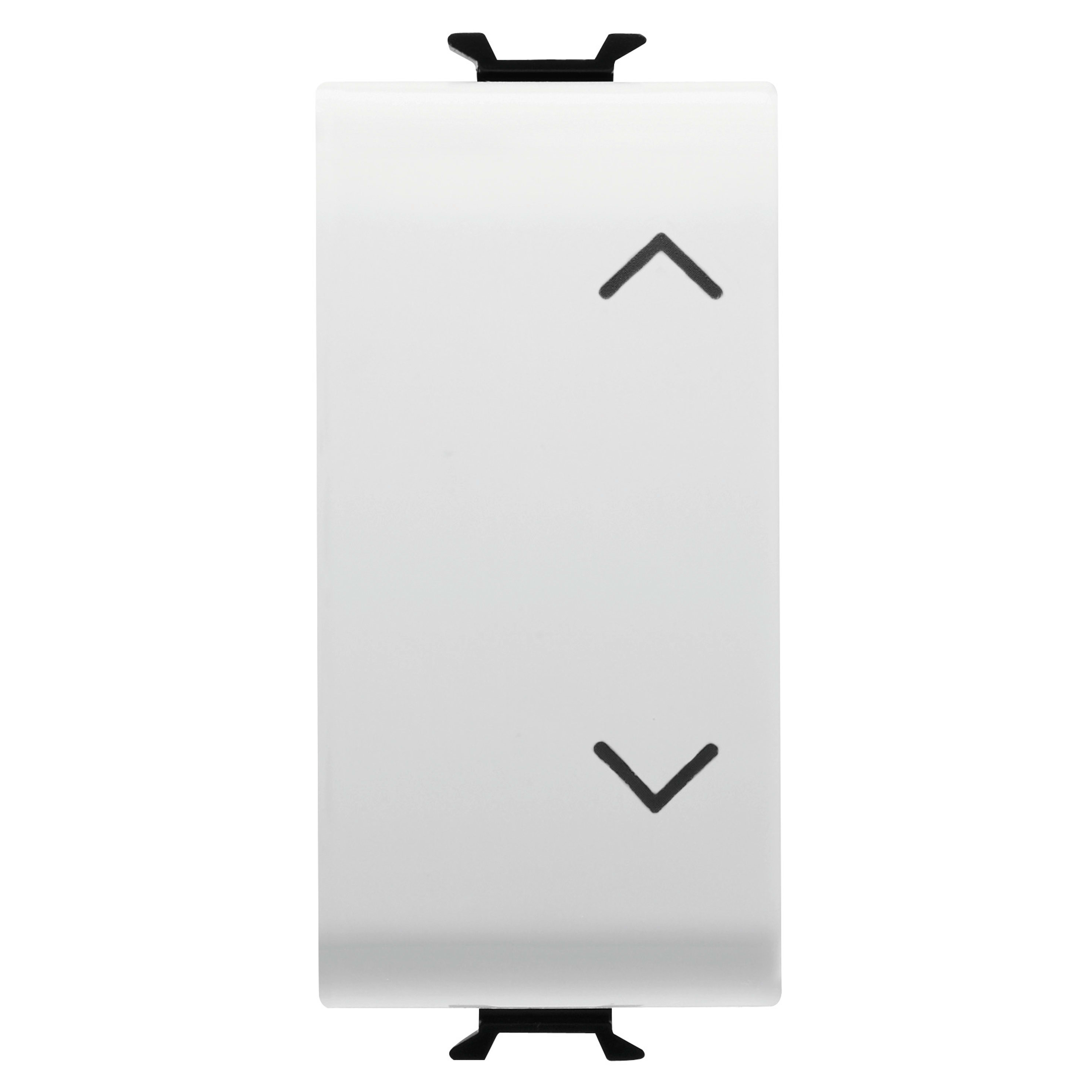 GEWISS - GEWGW10122AB COMMUTATORE - 250V ac - 2P - 10AX - TASTO NEUTRO - 6 MORSETTI - 1 MODULO - BIANCO LUCIDO - ANTIBATTERICO - CHORUSMART
