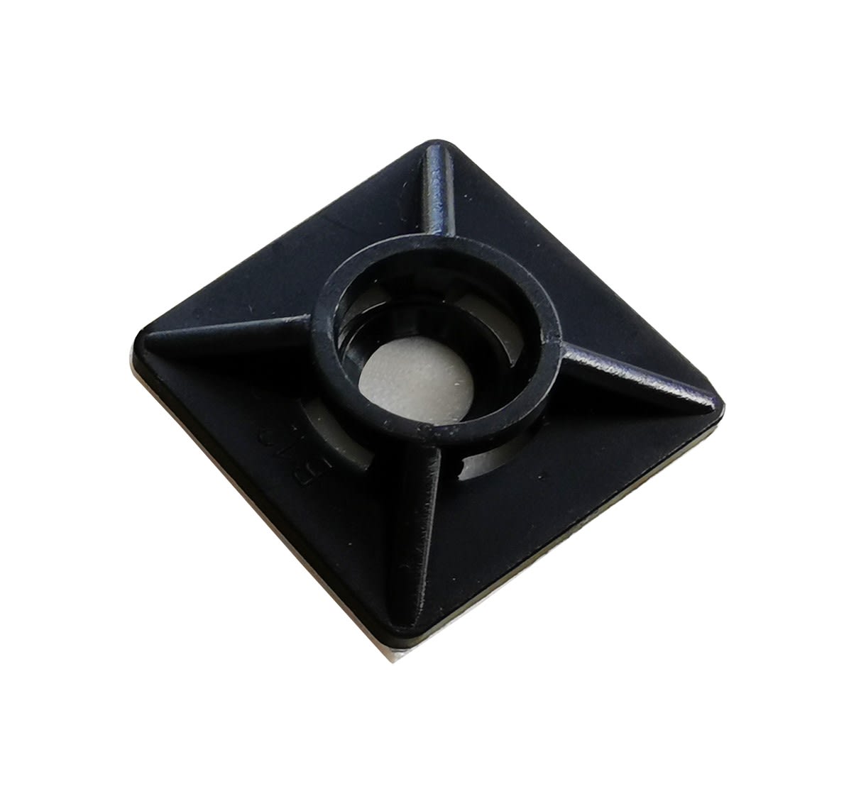 TRADEFORCE - TDM0004490002 BASETTA ADESIVA NERA 20X20MM - 100PZ