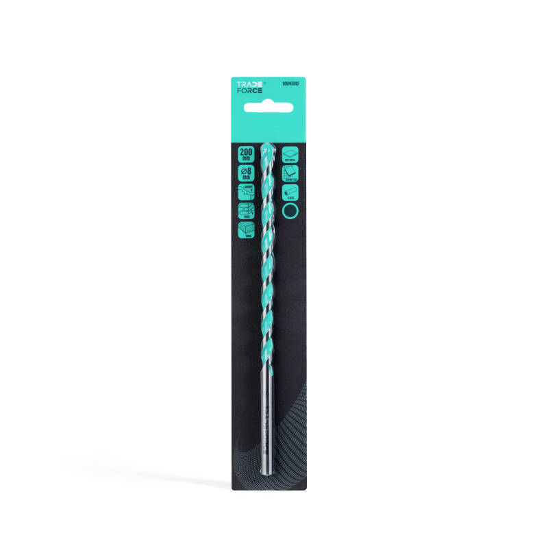 TRADEFORCE - TDM0009450102 PUNTA MULTI MATERIALE - 8X200MM - CYL