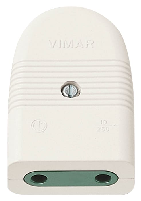 VIMAR SPA - VIW01022.B PRESA 2P 10A P10 ASSIALE BIANCO