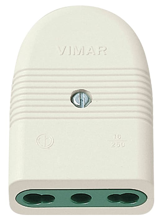 VIMAR SPA - VIW01029.B PRESA 2P+T 16A P17/11 ASSIALE BIANCO