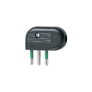 VIMAR SPA - VIW01041 Spina 2P+T 10A 90° nero