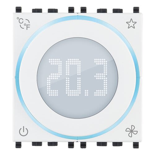 VIMAR SPA - VIW02971.B TERMOSTATO ROTELLA DOMOTICO 2M BIANCO