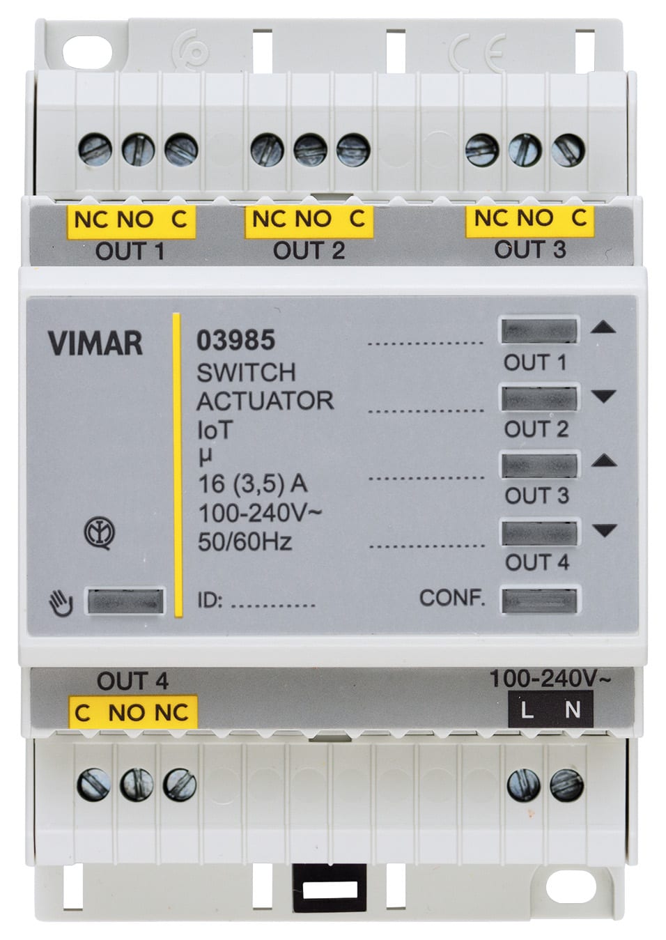VIMAR SPA - VIW03985 Attuatore multif. 4out relè connesso IoT