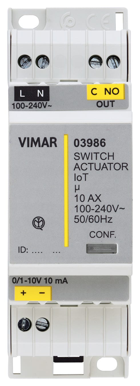 VIMAR SPA - VIW03986 ATTUATORE 0/1-10VDC + REL CONNESSO IOT