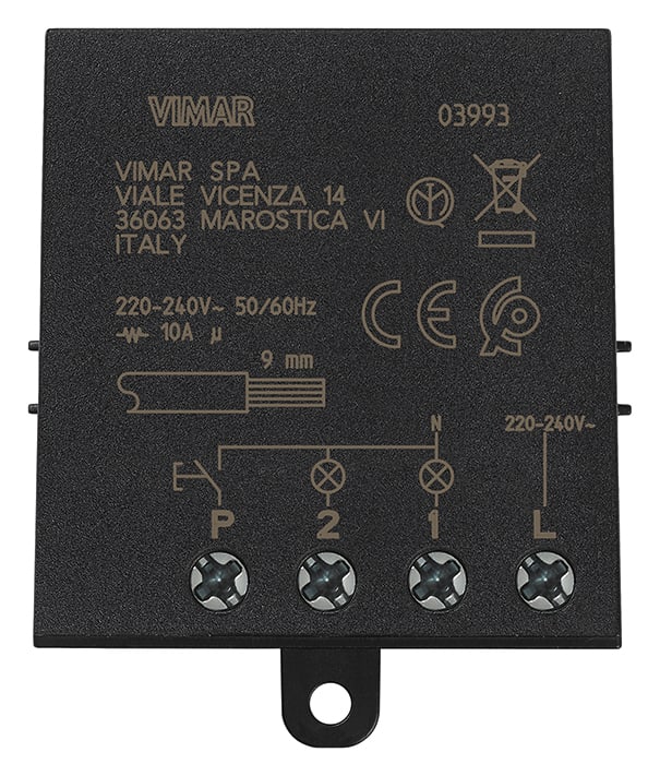 VIMAR SPA - VIW03993 Modulo relé ad imp. 4 sequenze Quid 10A