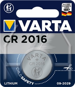 VARTA CONSUMER BATT - VAT06016101401 CR 2016 (LITIO)