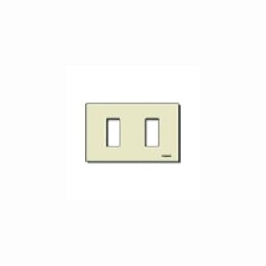 VIMAR SPA - VIW08636.A PLACCA 2M RESINA SCATTO AVORIO