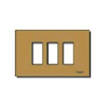 VIMAR SPA - VIW08637.BR PLACCA 3M ALLUM. SCATTO BRONZO