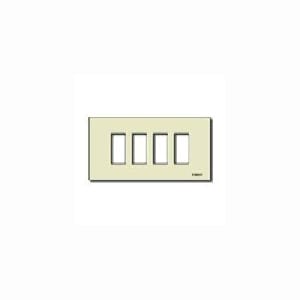 VIMAR SPA - VIW08638.A PLACCA 4M RESINA SCATTO AVORIO
