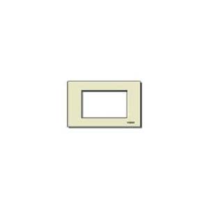 VIMAR SPA - VIW08657.A PLACCA 3MSP RESINA SCATTO AVORIO