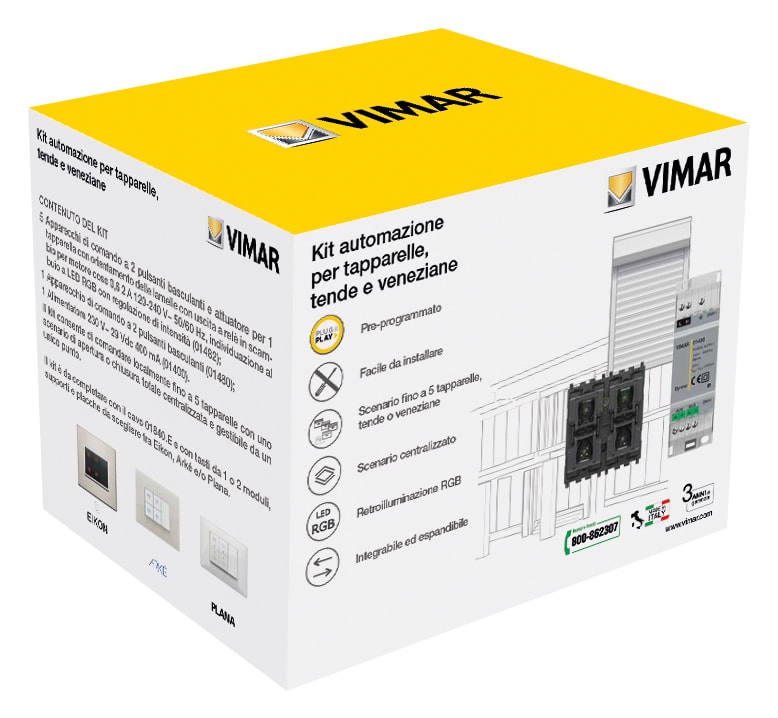 VIMAR SPA - VIW0K01482 KIT DOMOTICO TAPPARELLE PREPROGRAMMATO