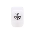 GEWISS - GEWGW10536A LENTE CON SIMBOLO ILLUMINABILE - RISCALDAMENTO / RAFFRESCAMENTO