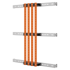 GEWISS - GEWGWD3729 COPPIA DI PORTABARRE - PER BARRE PIATTE 30x10 - 630A - PER STRUTTURE P=600-800 - STRUTTURA B=600 - PER QDX 1600H