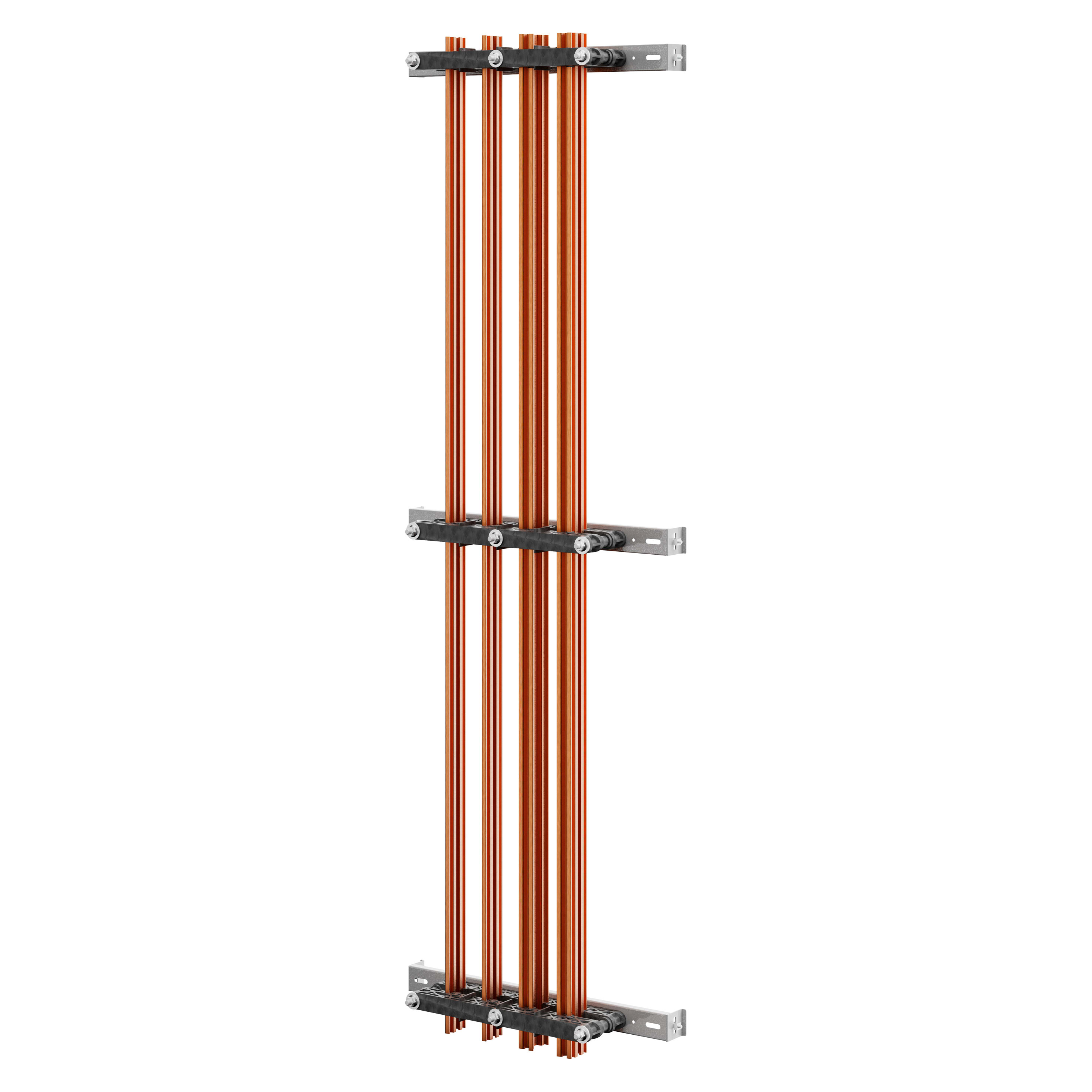 GEWISS - GEWGWD3741 COPPIA DI PORTABARRE - PER BARRE SAGOMATE - 800-1250-1600A - PER STRUTTURE P=600-800 - STRUTTURA B=600 - PER QDX 1600H