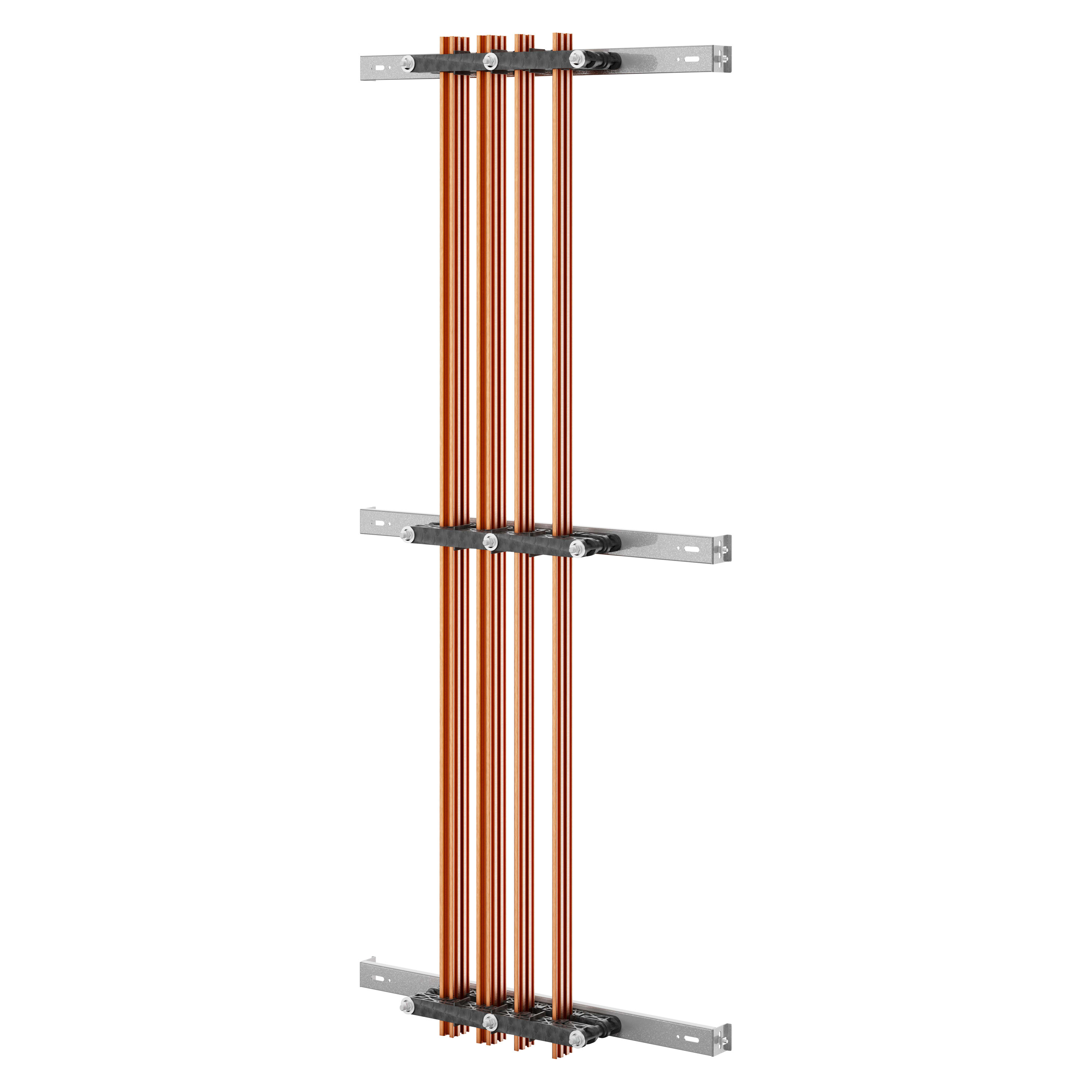 GEWISS - GEWGWD3742 COPPIA DI PORTABARRE - PER BARRE SAGOMATE - 800-1250-1600A - PER STRUTTURE P=600-800 - STRUTTURA B=850 - PER QDX 1600H