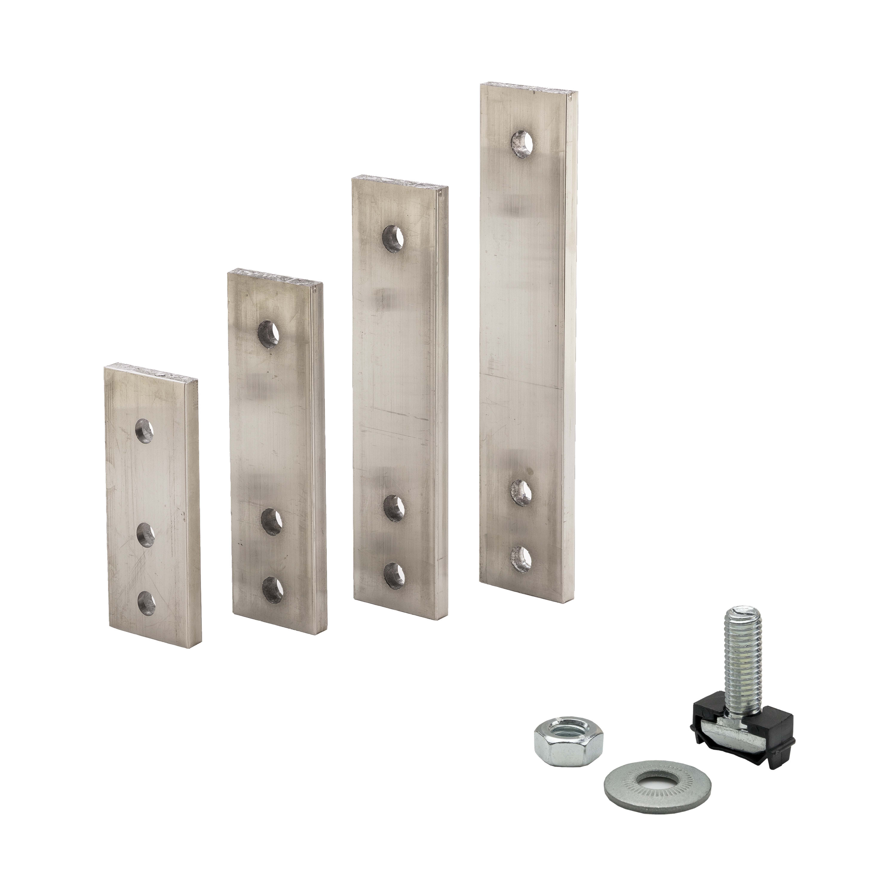 GEWISS - GEWGWD3774 GIUNTI PER BARRE SAGOMATE IN ALLUMINIO - 4 PEZZI - 1250/1600A