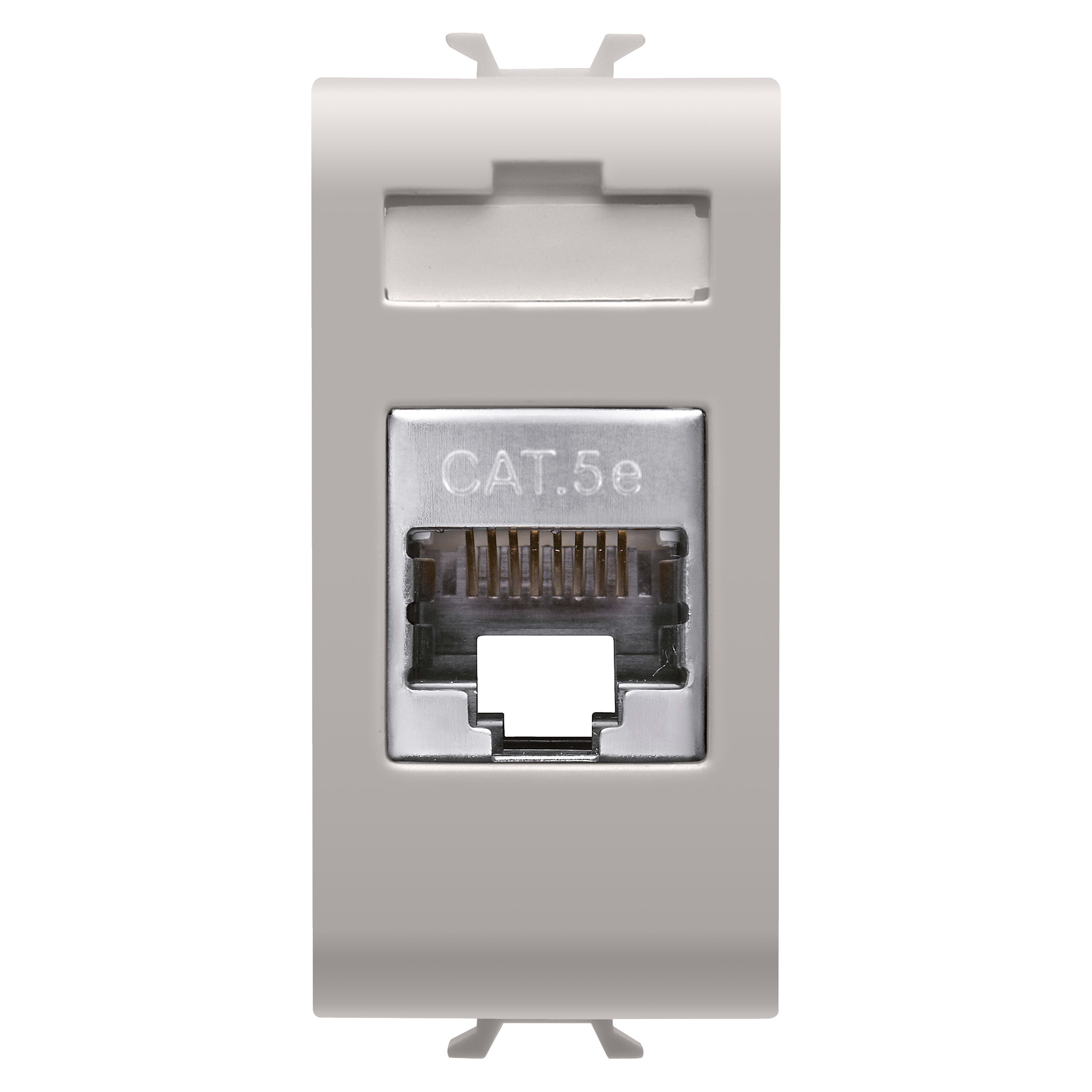 GEWISS - GEWGW13422 PRESA RJ45 - CATEGORIA 5e - FTP - 1 MODULO - CHORUSMART NATURAL BEIGE SATINATO