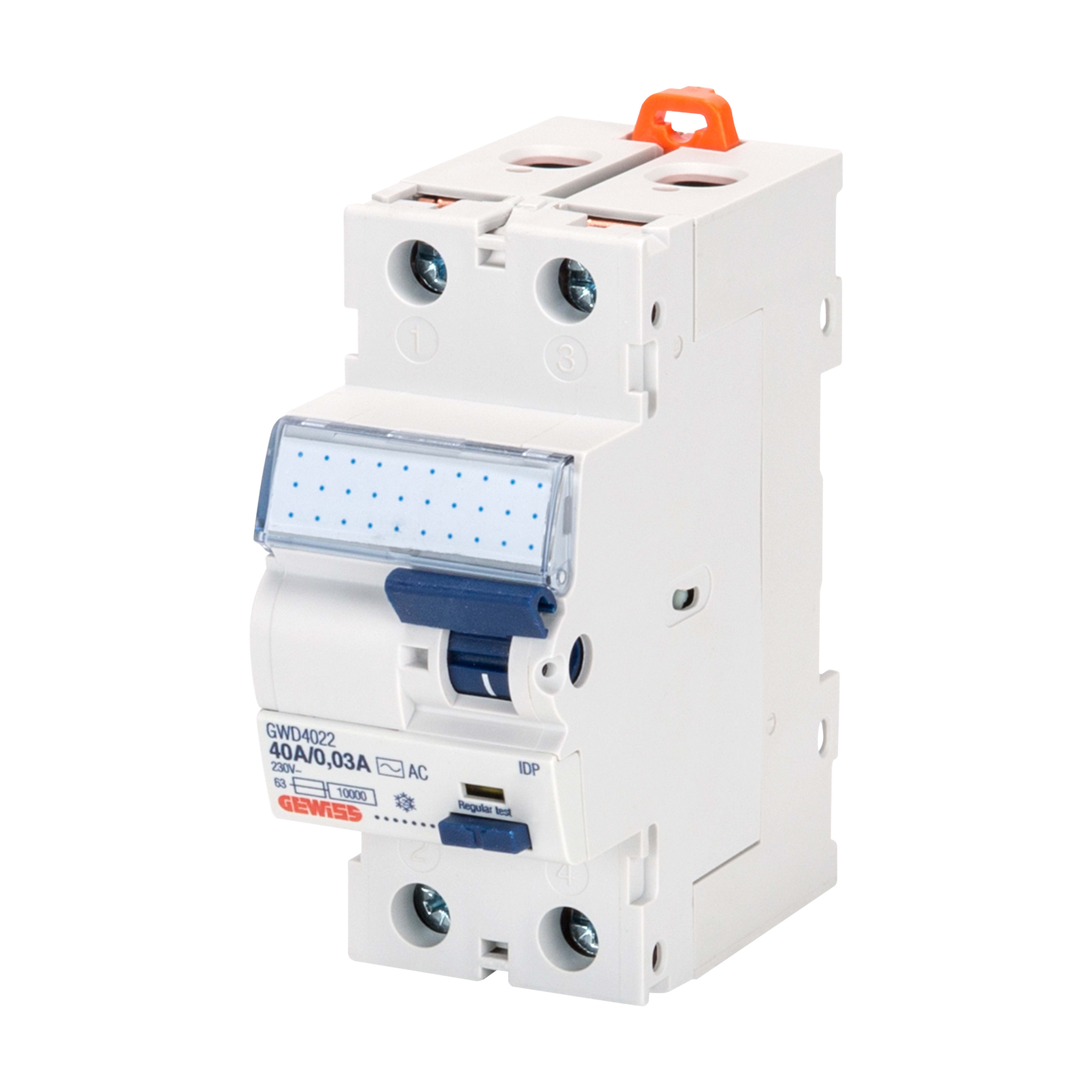 GEWISS - GEWGWD4012MA INT.DIFF.PURO 2P 25A A/0,03 2M 110V