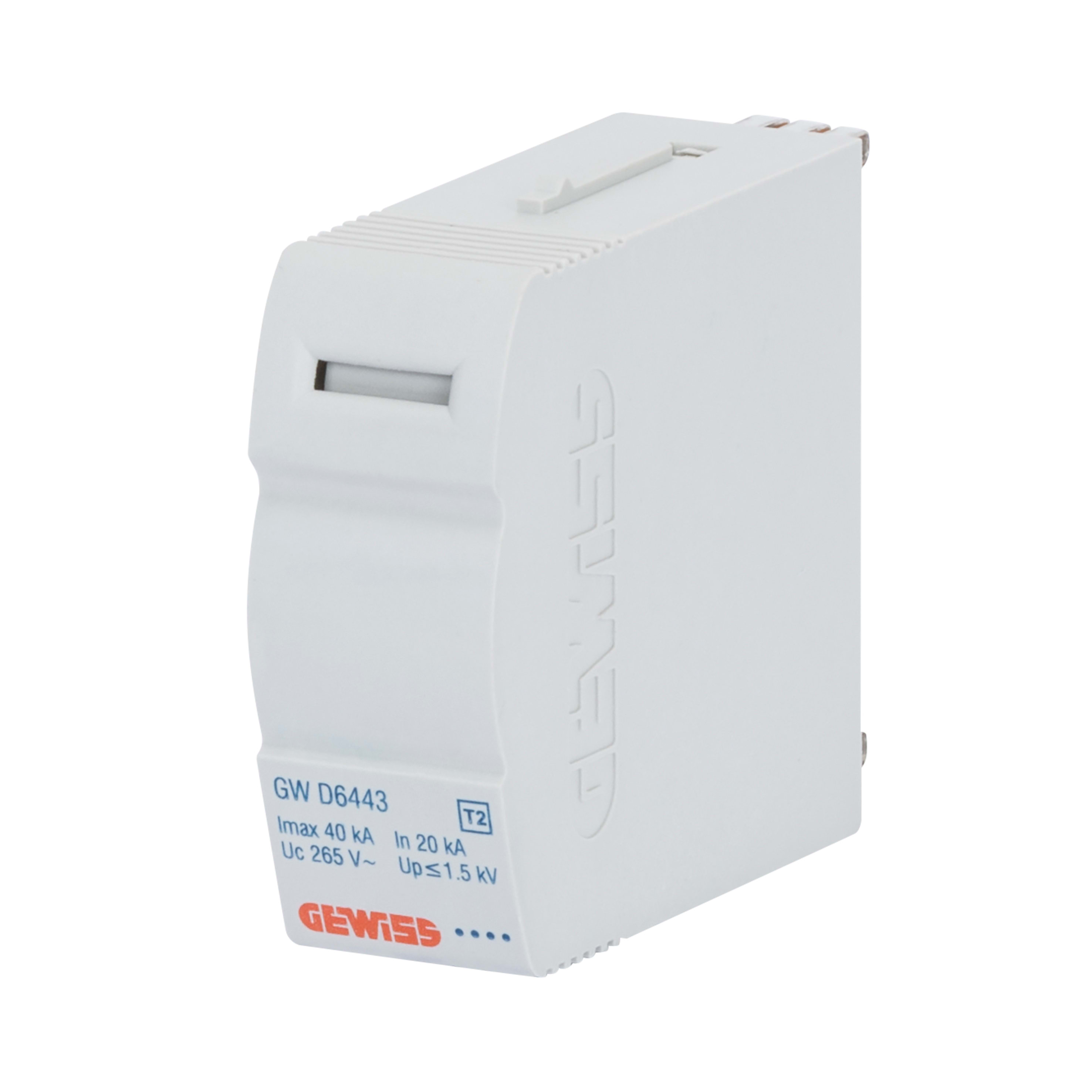 GEWISS - GEWGWD6453 LST - CARTUCCIA ESTRAIBILE - NEUTRO 50KA - TIPO 1+2