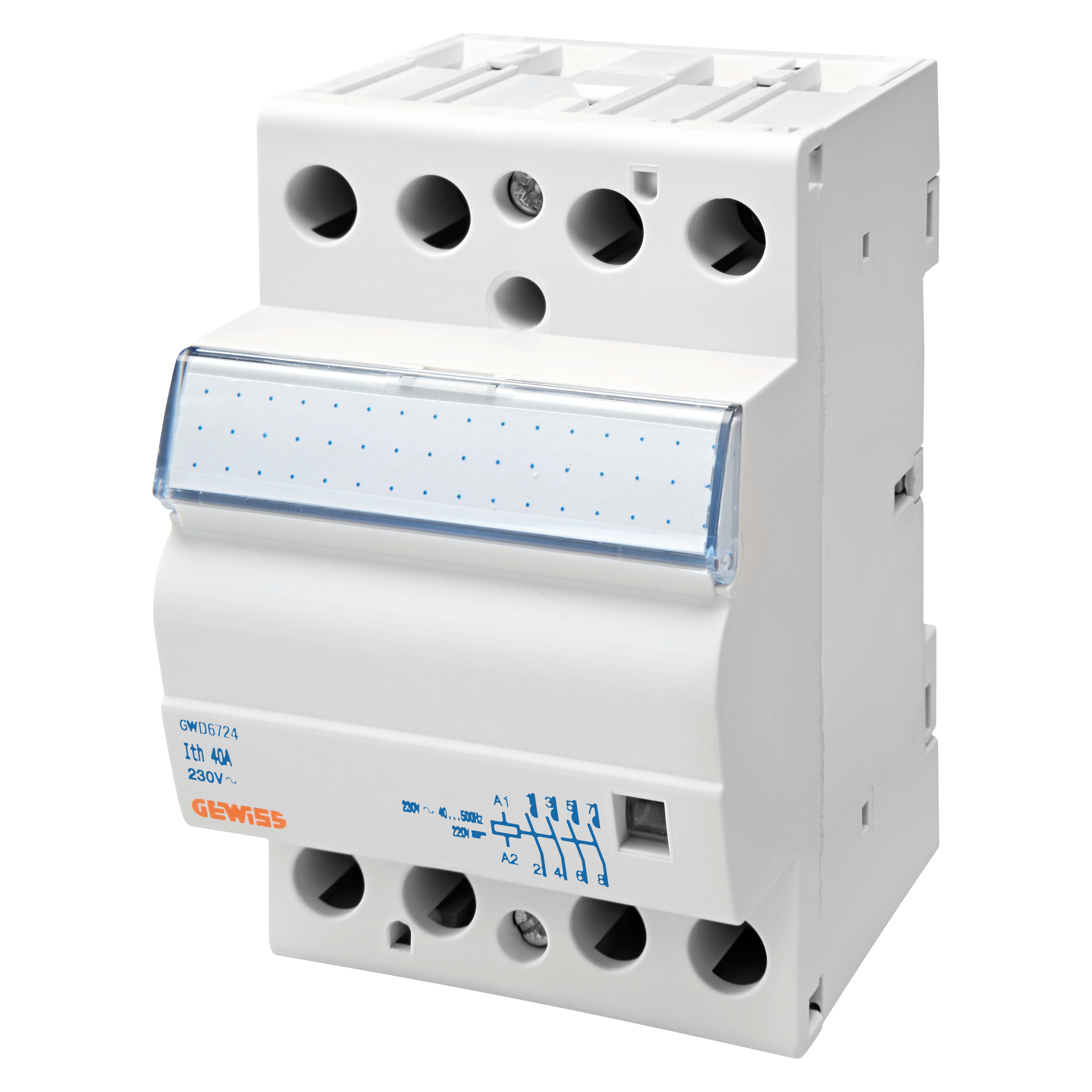 GEWISS - GEWGWD6735 CONTATTORE CTR - 63A 3NA+1NC 230V - 3 MODULI