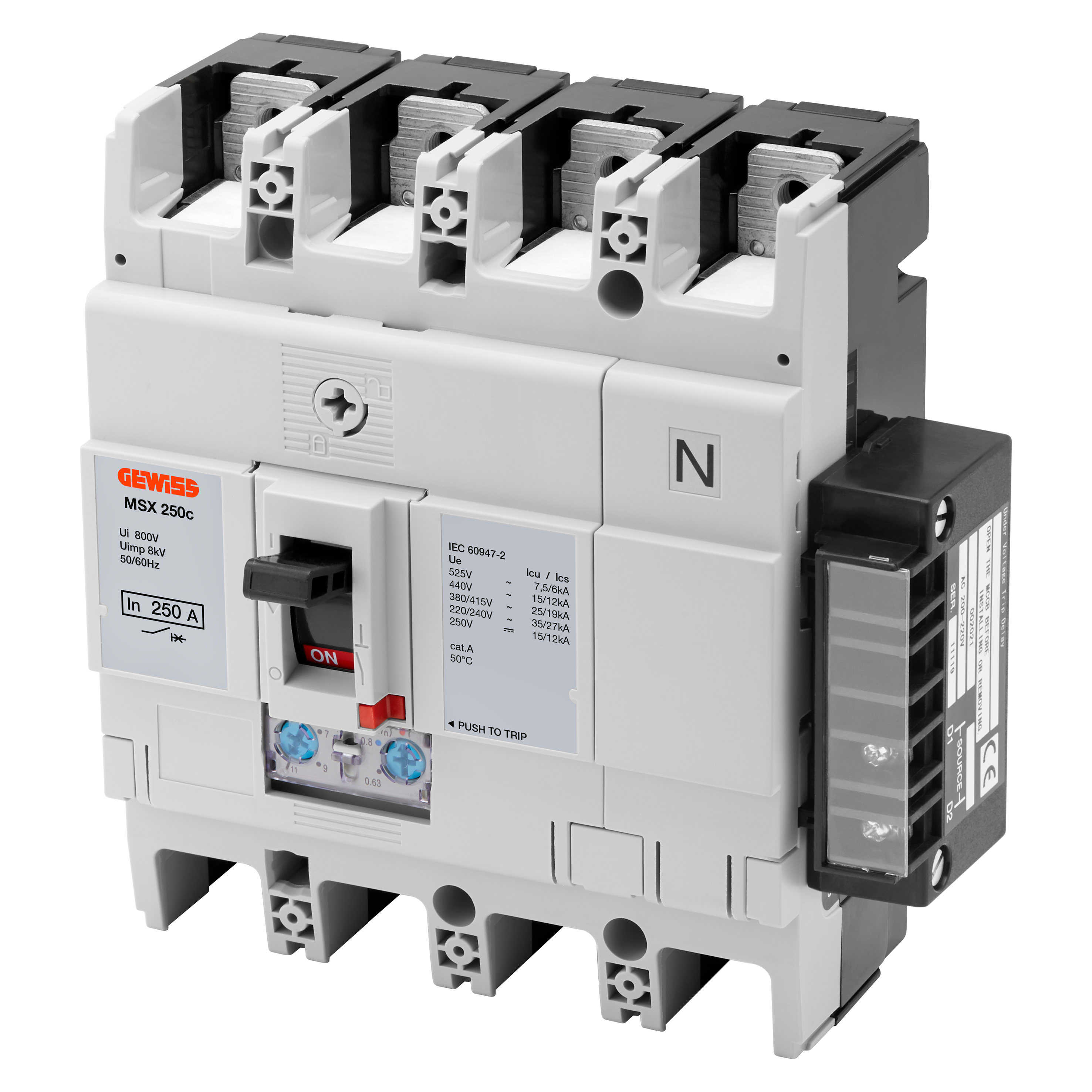 GEWISS - GEWGWD8548 SG MIN TENS RIT MSX/M160c-250c 24VDC