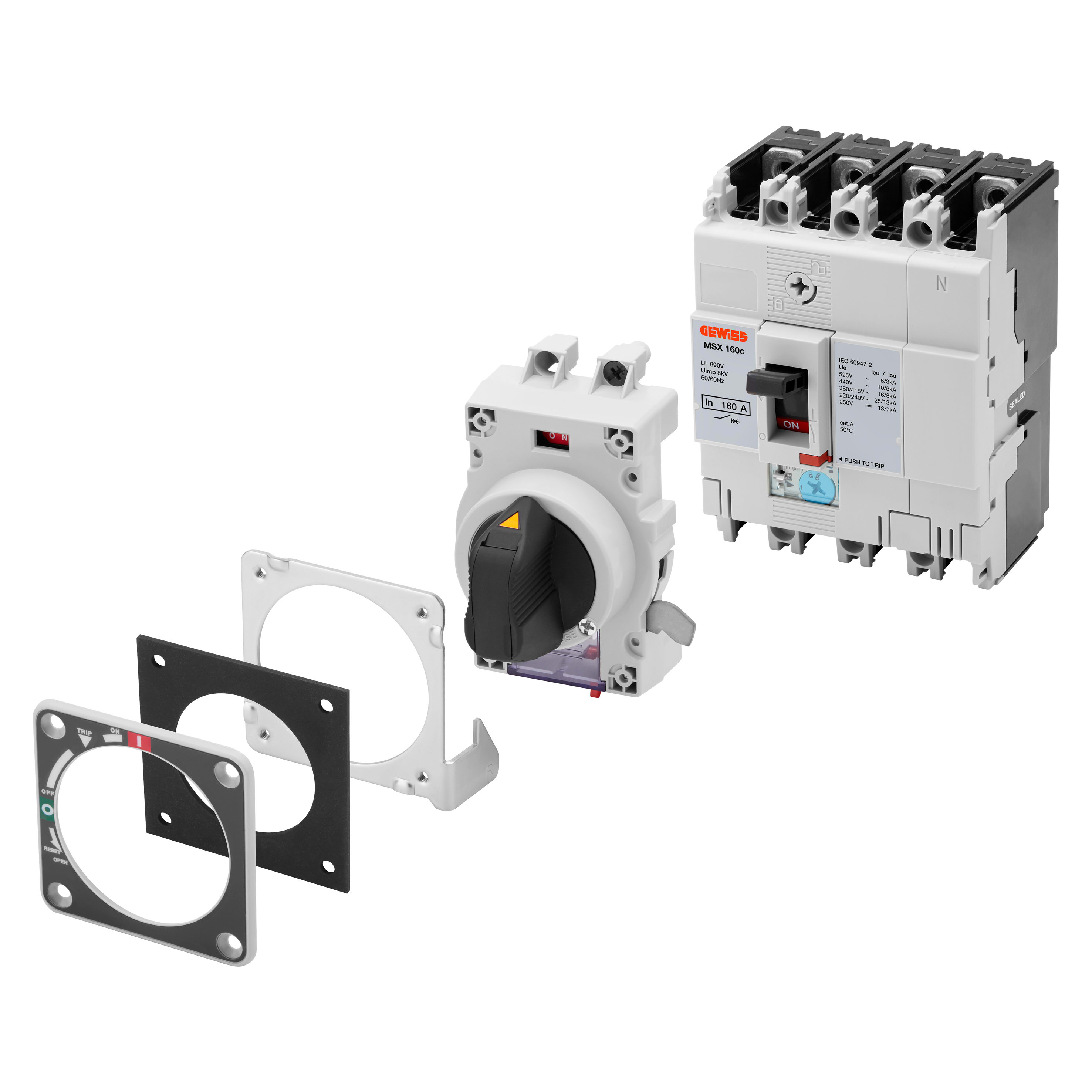 GEWISS - GEWGWD8619 MANOVRA ROT DIRETTA IP5X MSX/M250c