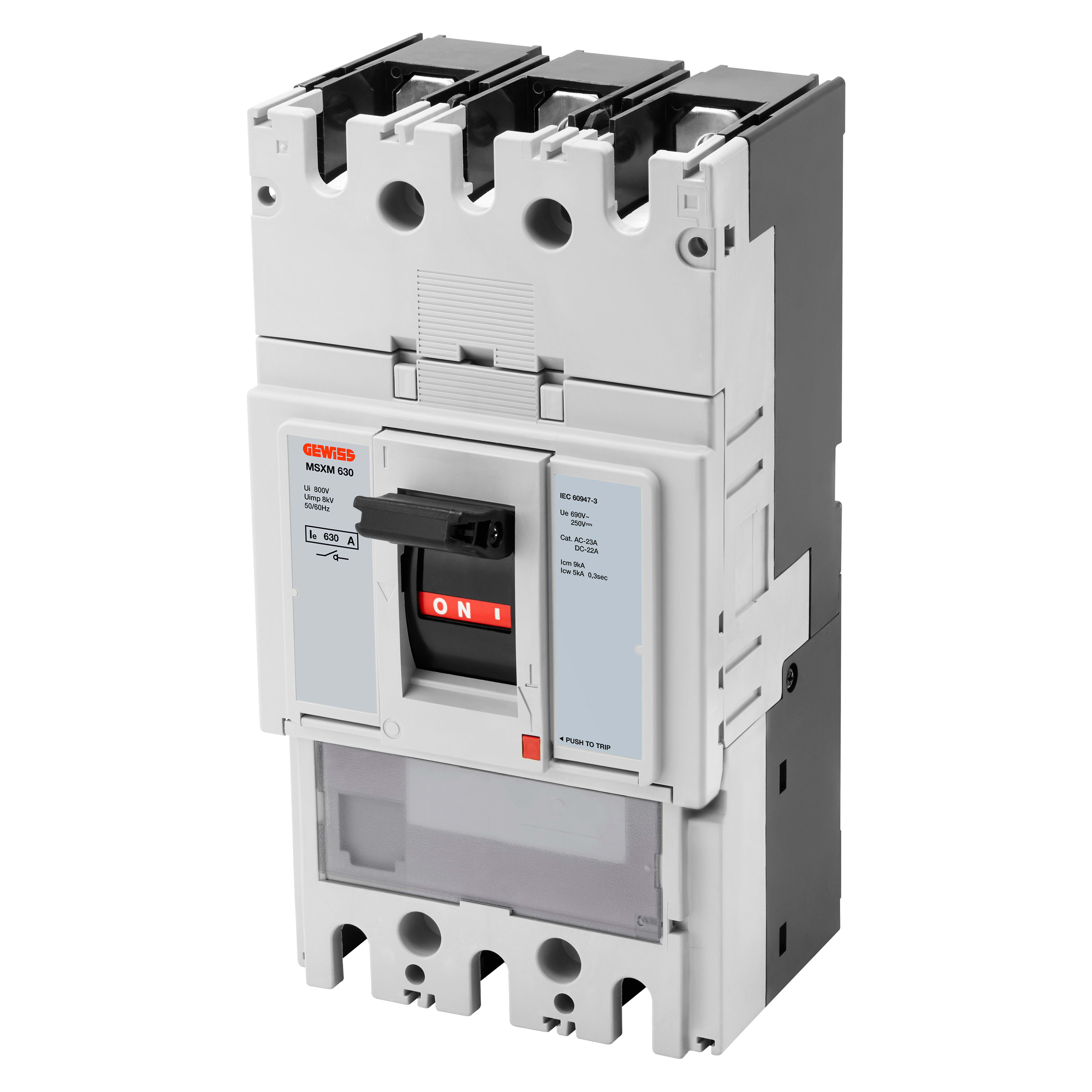 GEWISS - GEWGWD9447 MSXM 630 3P 630A TERM.FC