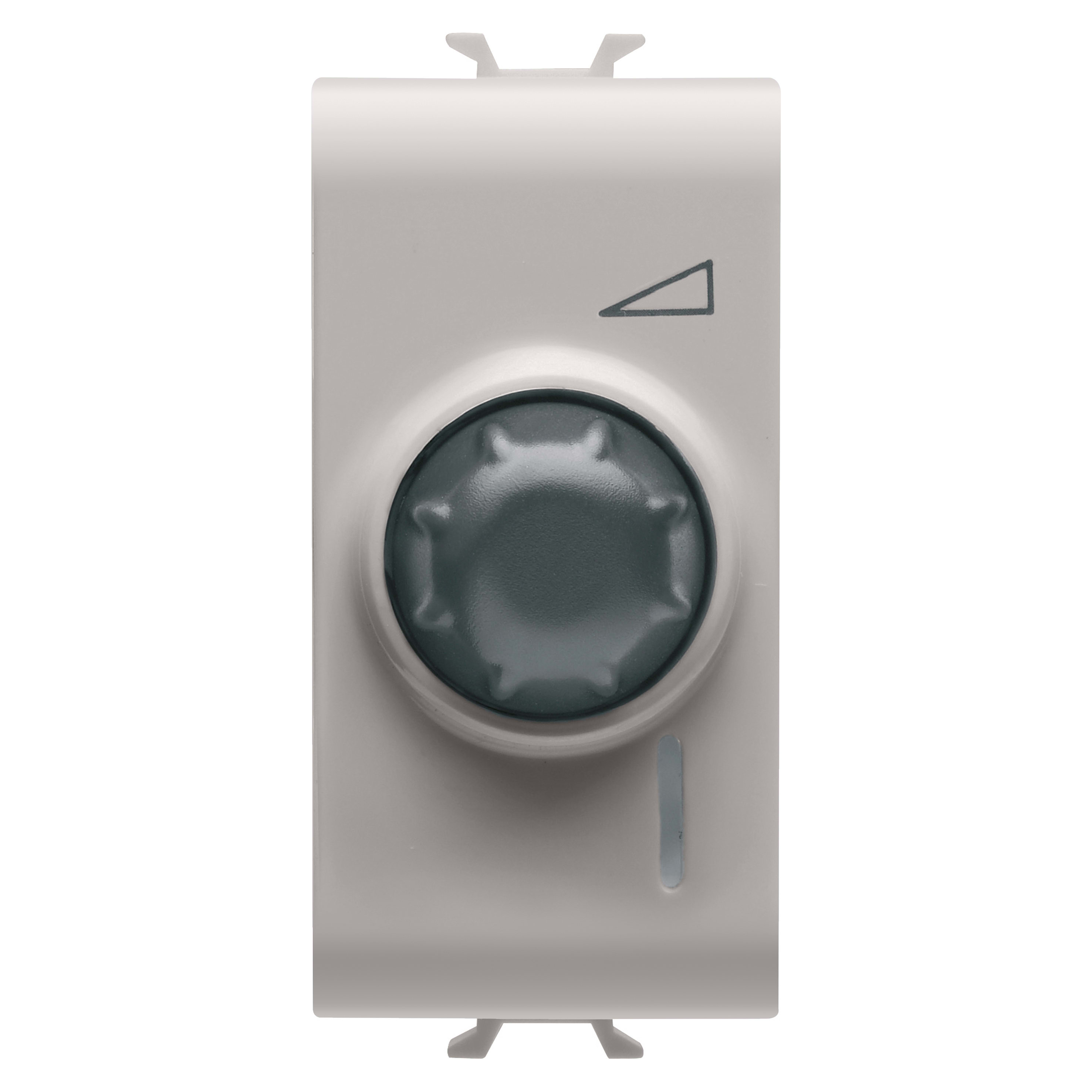 GEWISS - GEWGW13575 REGOLATORE ELETTRONICO UNIVERSALE ROTATIVO - 230 V ac 50 Hz - NATURAL BEIGE SATINATO - 1 MODULO - CHORUSMART