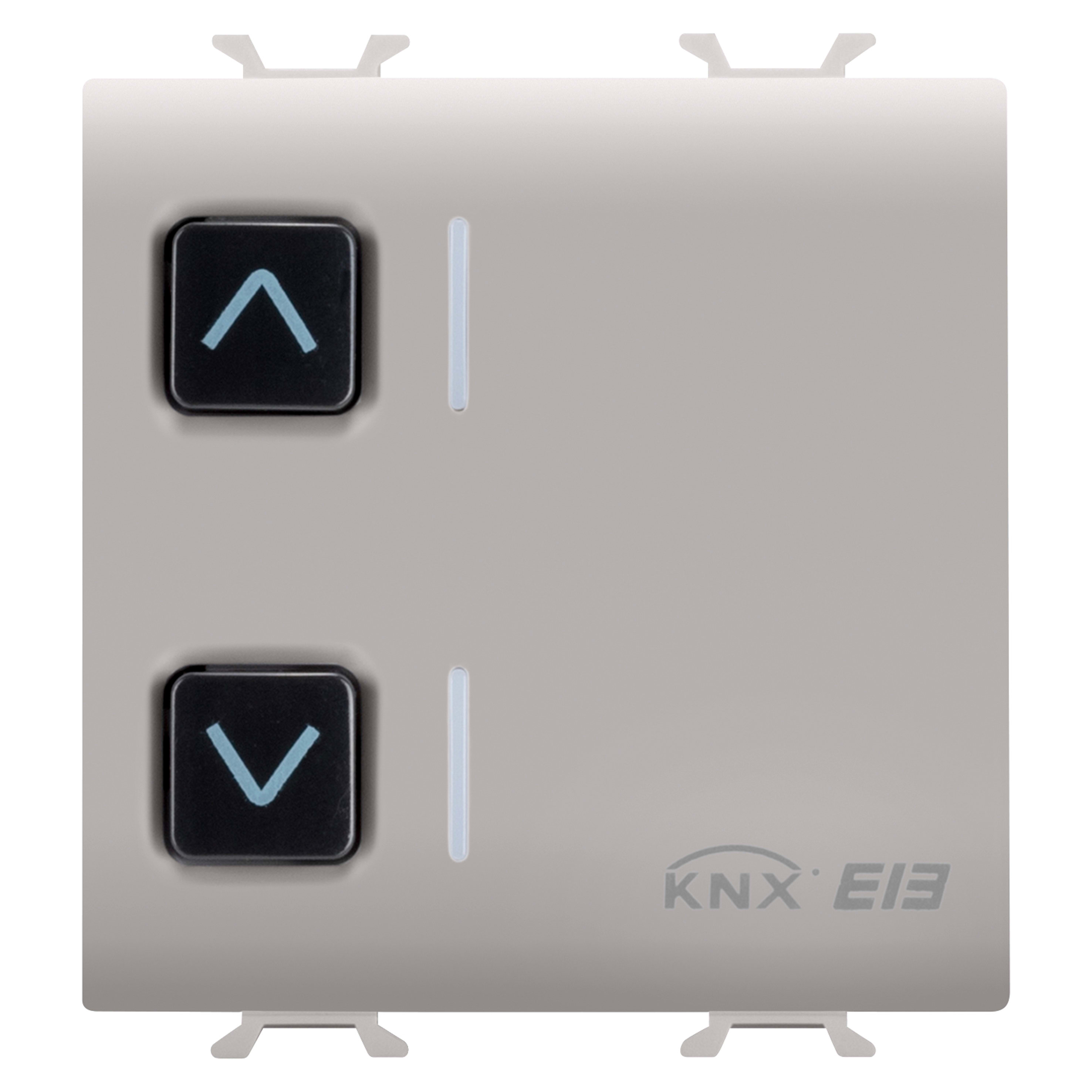 GEWISS - GEWGW13797 ATTUATORE PER TAPPARELLE - 1 CANALE - 6A - KNX - 2 MODULI - NATURAL BEIGE - CHORUSMART