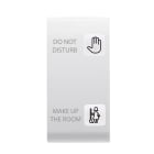 GEWISS - GEWGW10559 TASTO INTERCAMBIABILE PER PULSANTIERA - SOLUZIONE PER HOTEL - 2 LENTI - DND+MUR - 1 MODULO - BIANCO - CHORUSMART