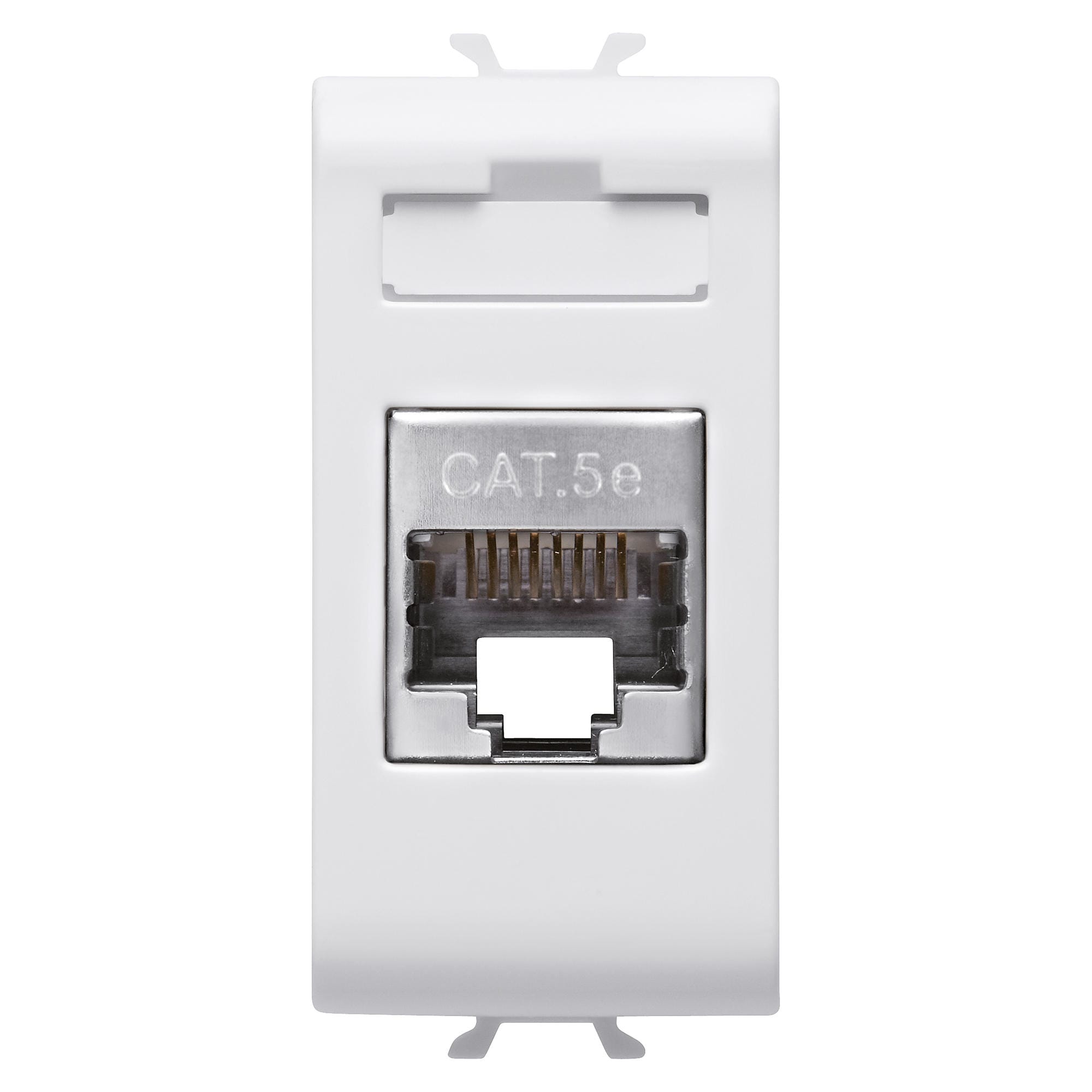 GEWISS - GEWGW15422 PRESA RJ45 - CATEGORIA 5e - FTP - 1 MODULO - CHORUSMART BIANCO SATINATO