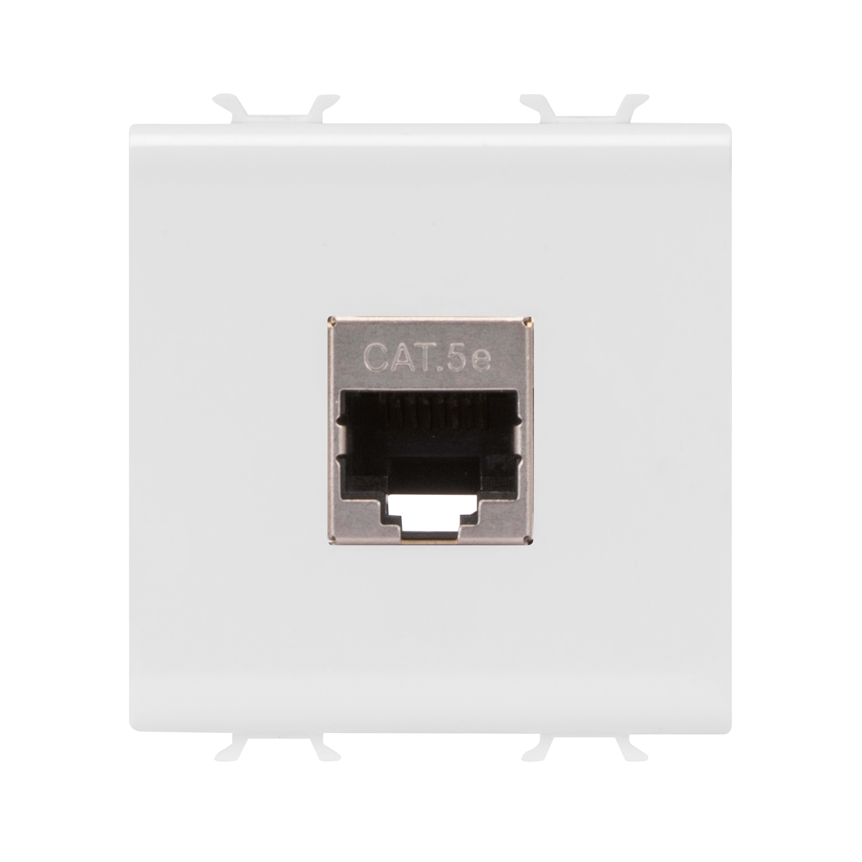 GEWISS - GEWGW15436 PRESA RJ45 - CATEGORIA 5e - FTP - 2 MODULI - BIANCO SATINATO - CHORUSMART