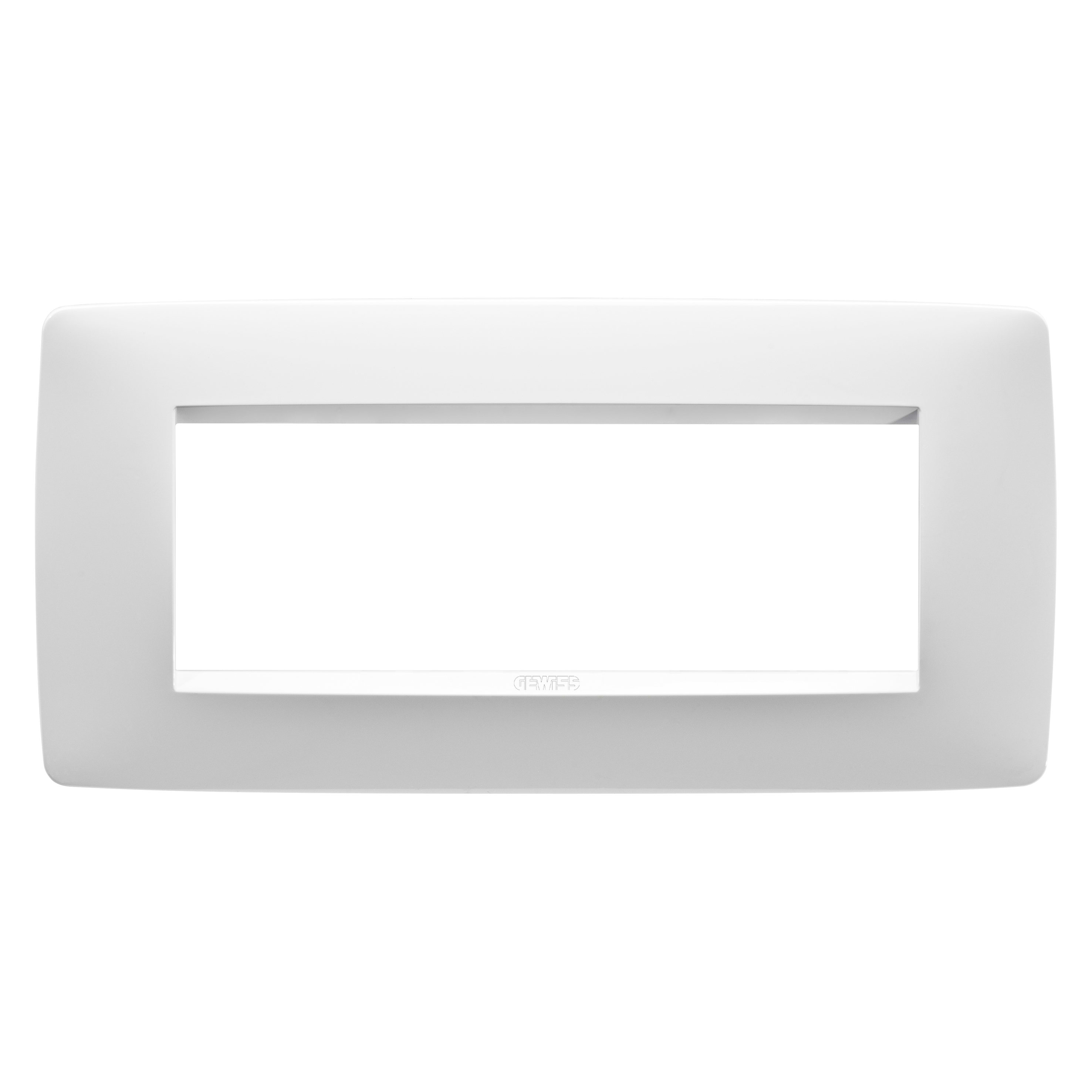 GEWISS - GEWGW16106VW PLACCA ONE 6P BIANCO SATINATO