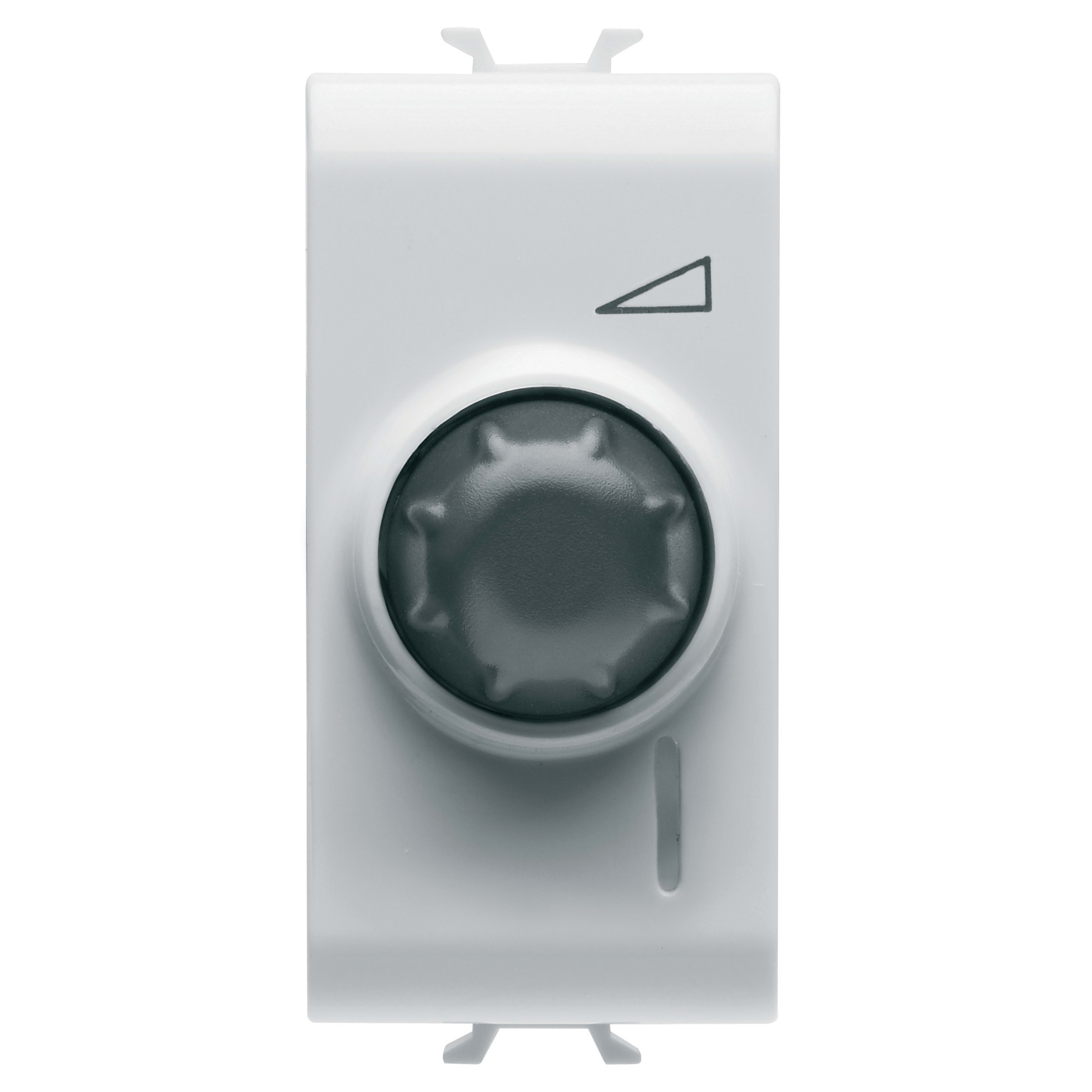 GEWISS - GEWGW15567 REGOLATORE ELETTRONICO ROTATIVO - DEVIATORE - 230V ac 50/60Hz - RESISTIVO 100-500W / INDUTTIVO 100-500VA - 1 MODULO - BIANCO SATINATO - CHORUSMART