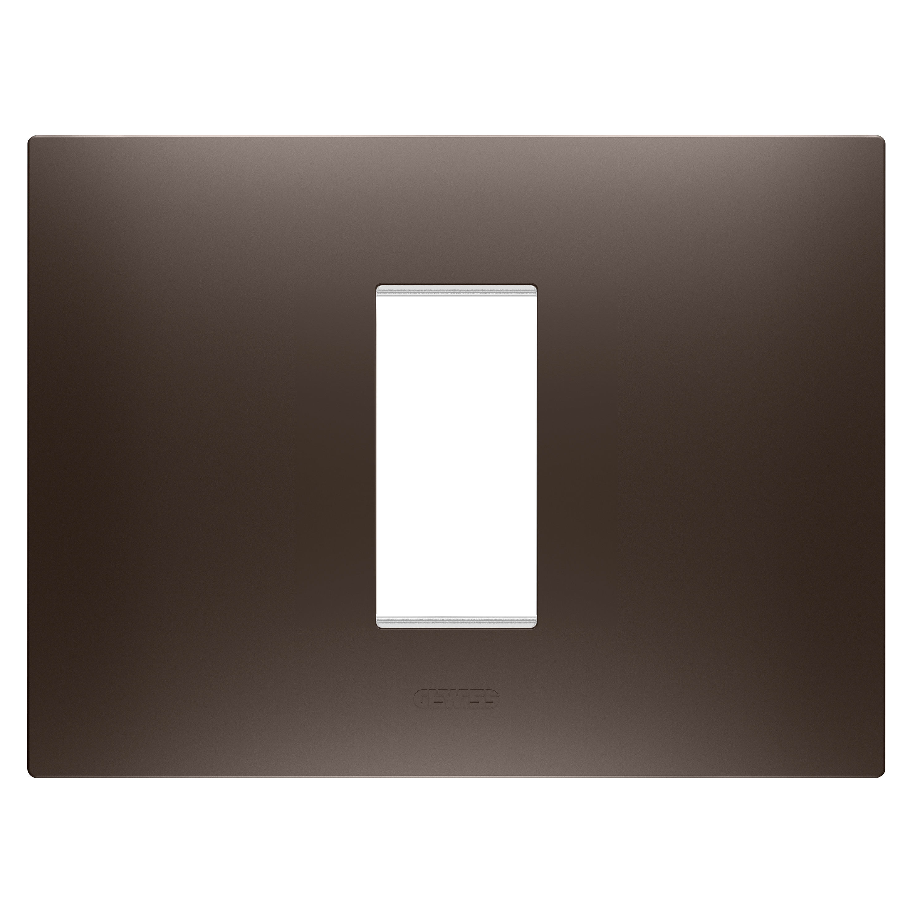 GEWISS - GEWGW16001BS PLACCA EGO 1M BROWN SHADE