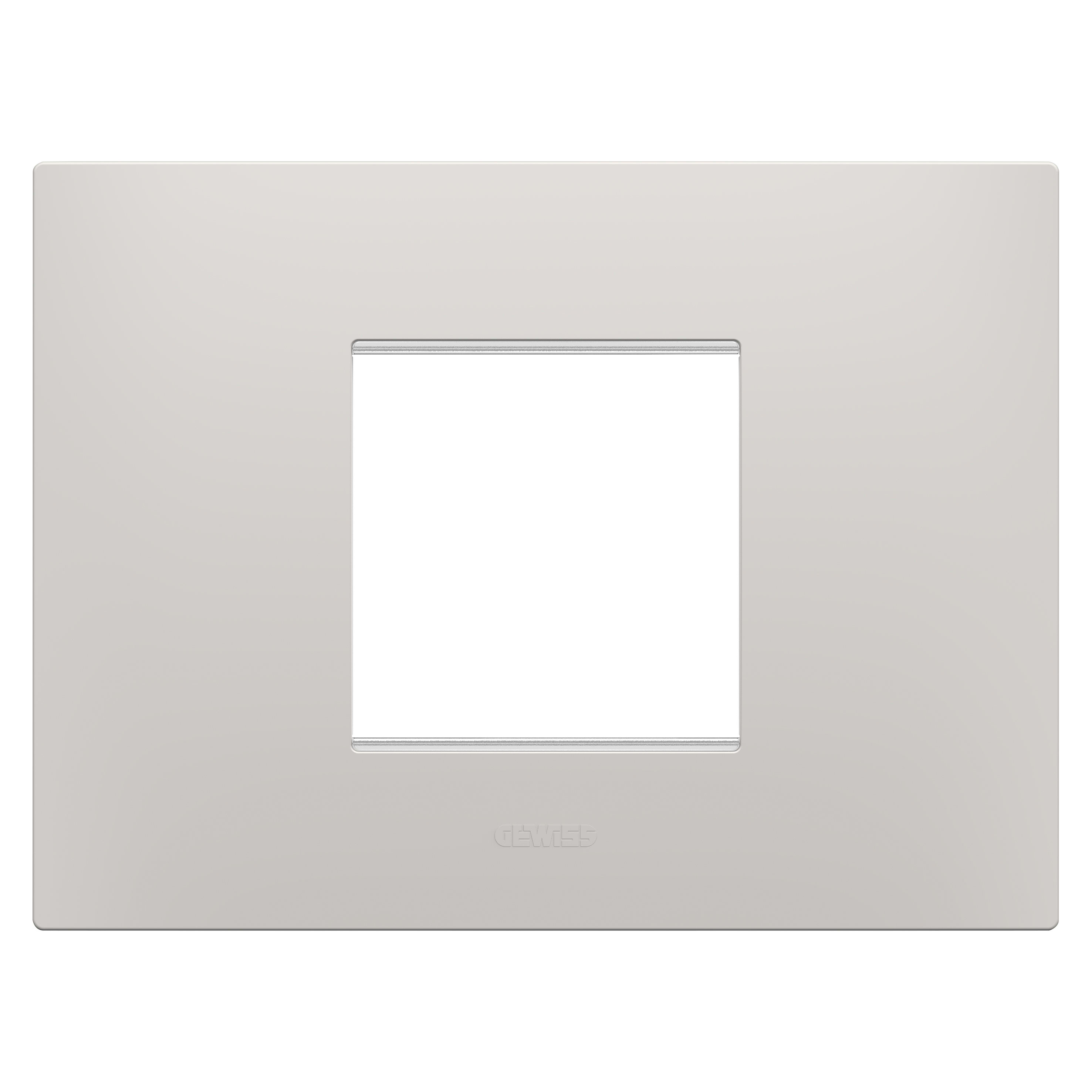 GEWISS - GEWGW16002CY PLACCA EGO - IN TECNOPOLIMERO - 2 POSTI - ARGILLA - CHORUSMART
