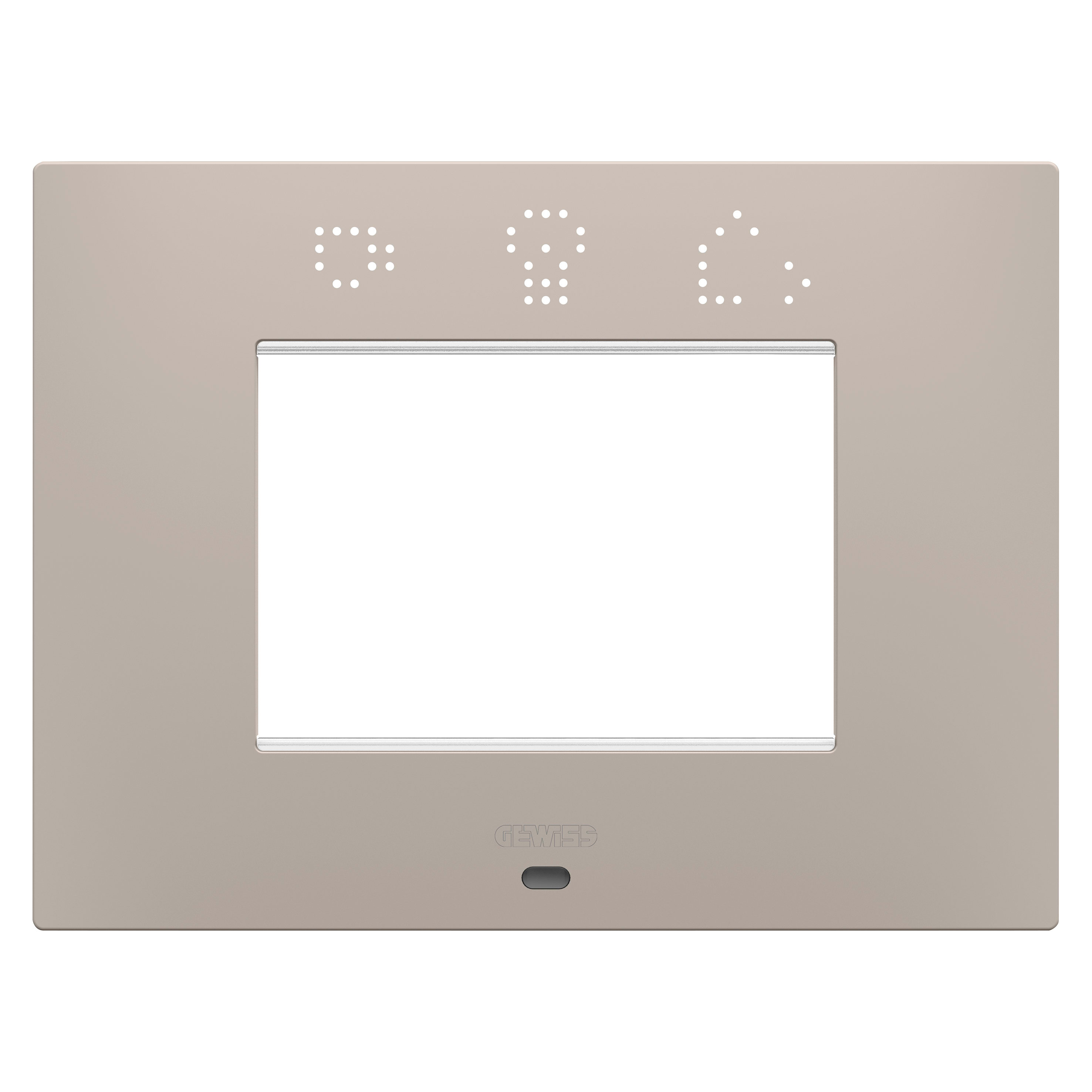 GEWISS - GEWGW16003SDS PLACCA EGO SMART 3M DARK SAND