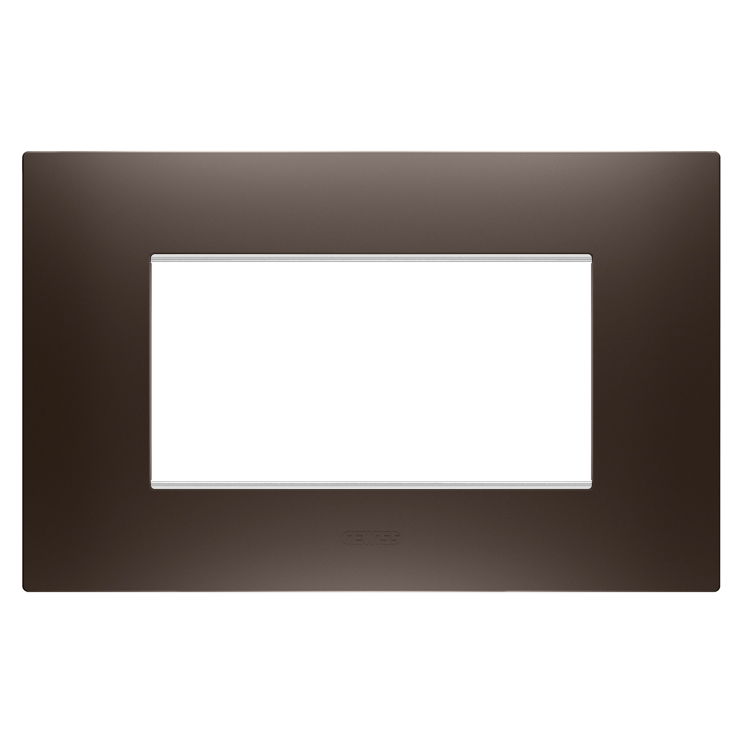 GEWISS - GEWGW16004BS PLACCA EGO 4M BROWN SHADE