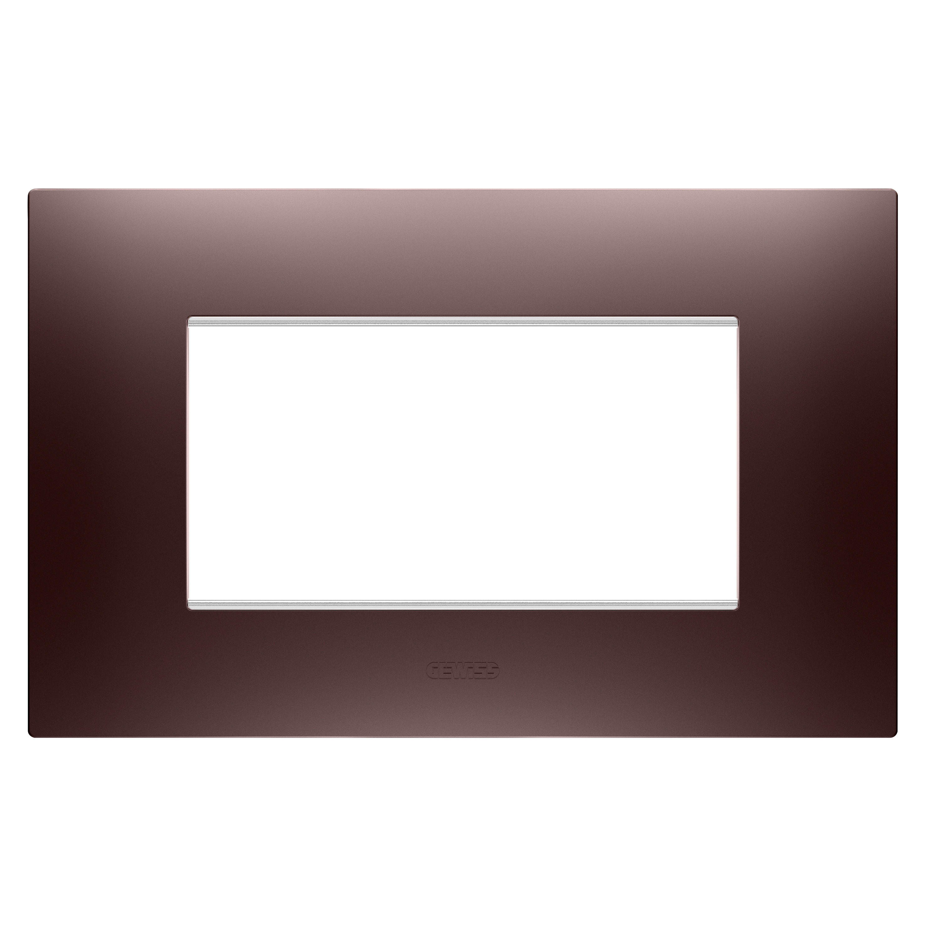 GEWISS - GEWGW16004CP PLACCA EGO 4M RAME