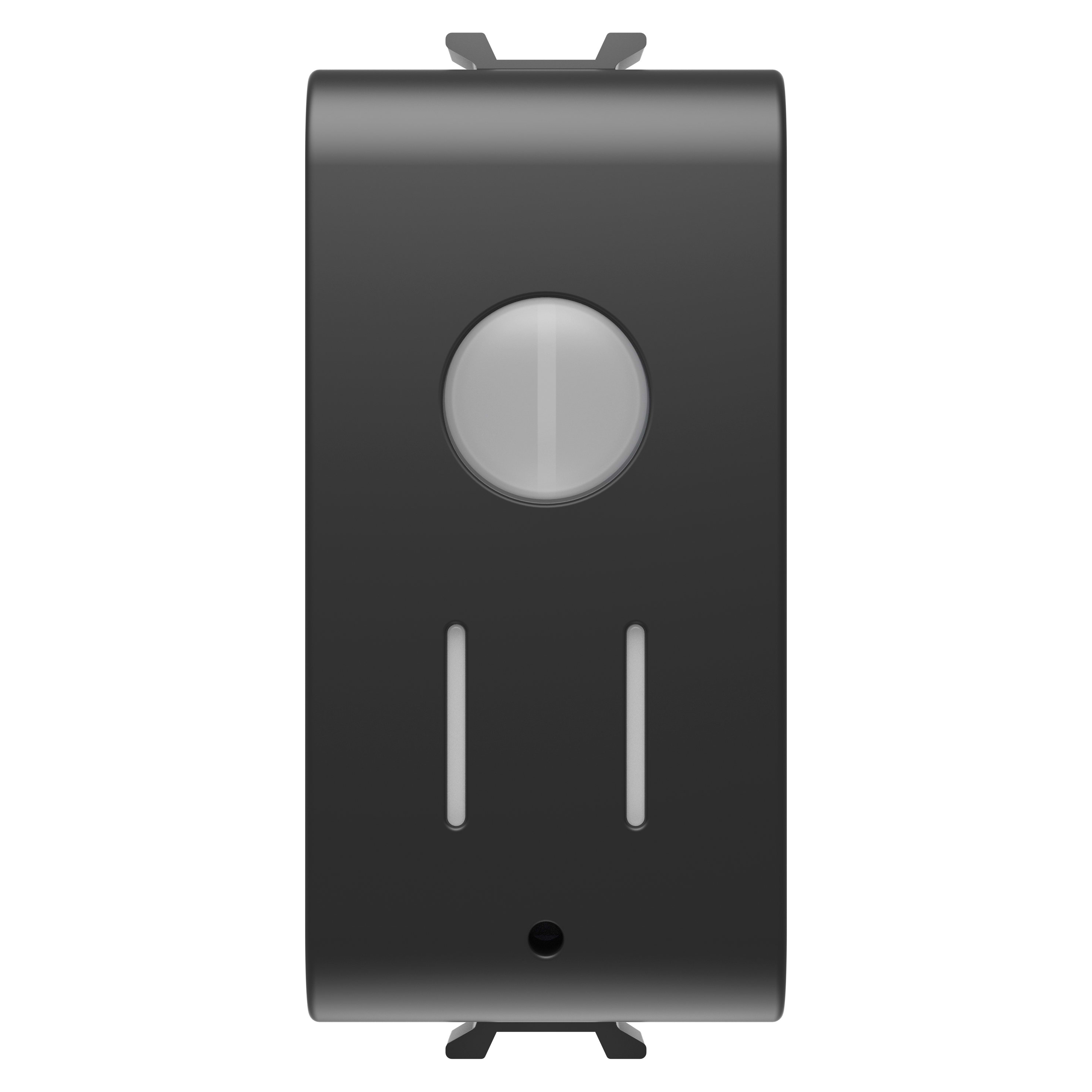 GEWISS - GEWGW12856 SENSORE DI MOVIMENTO CONNESSO - ZIGBEE - 100-240 V ac 50/60 Hz - NA 2A (AC1) 240 V ac - 1 MODULO - NERO SATINATO - CHORUSMART
