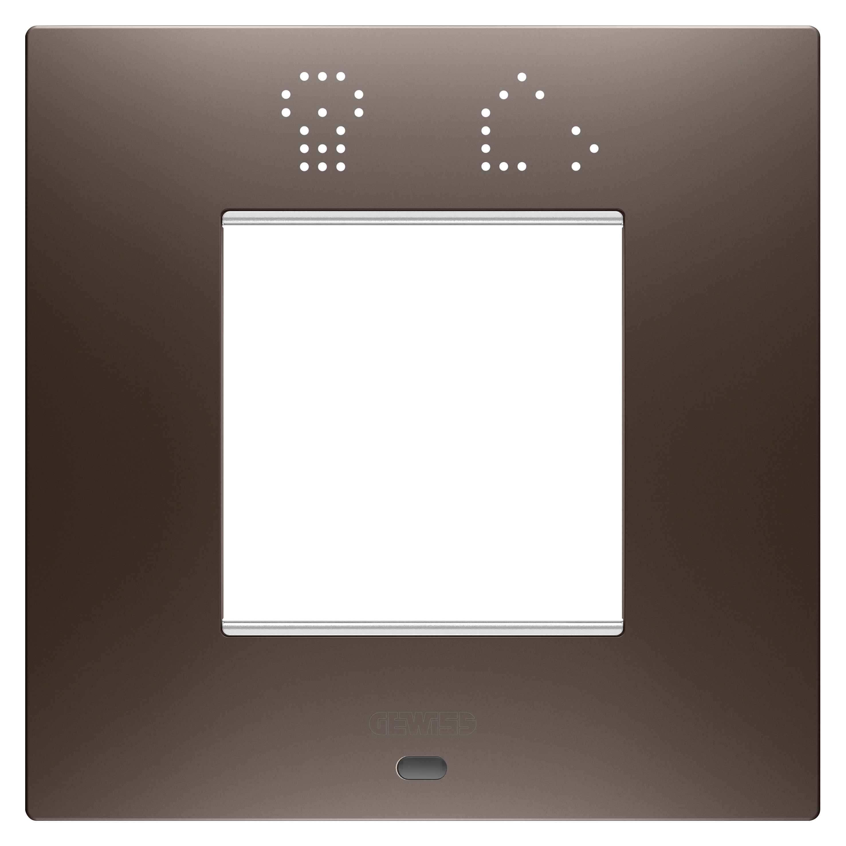 GEWISS - GEWGW16022SBS PLACCA EGO SMART INT 2M BROWN SHADE