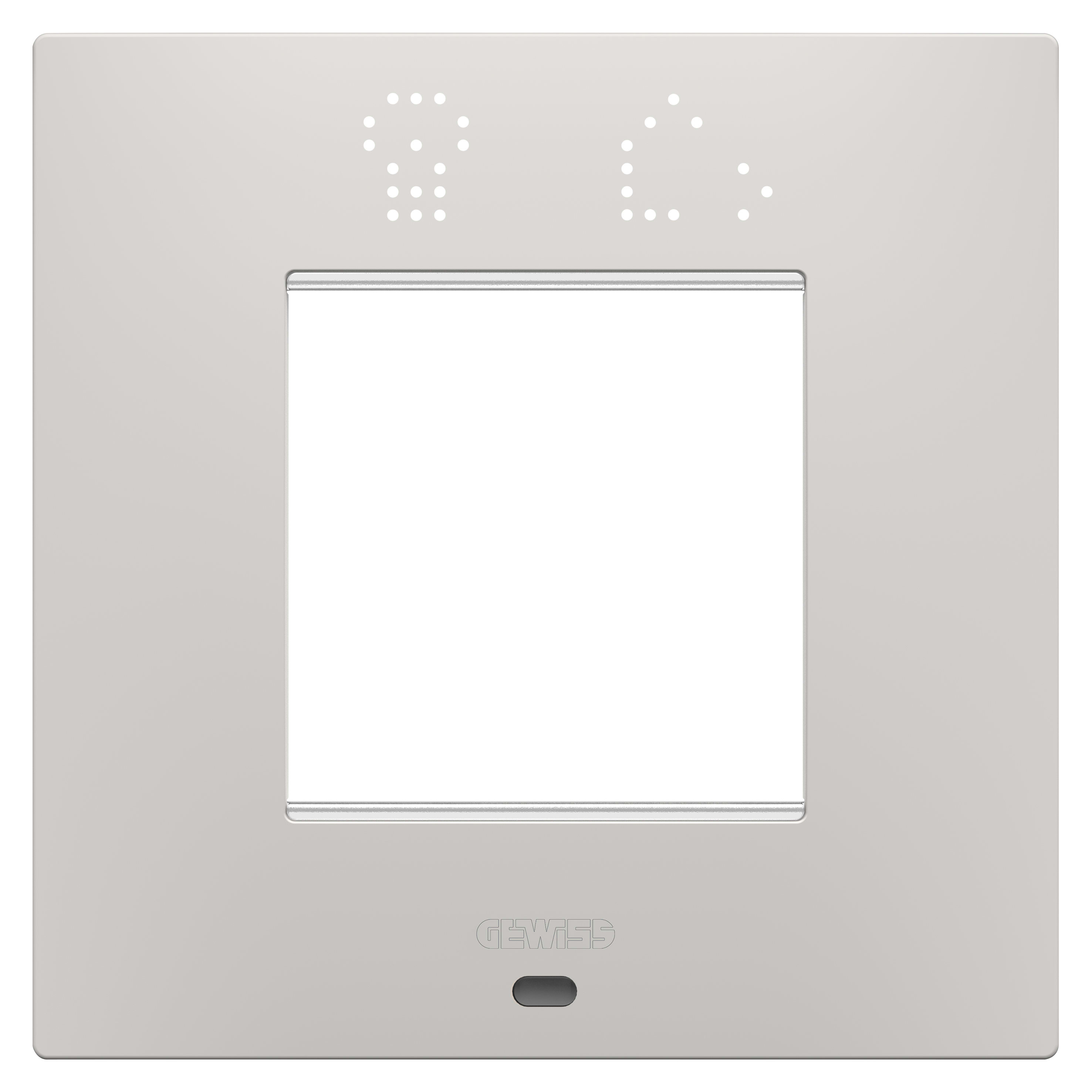 GEWISS - GEWGW16022SCY PLACCA EGO SMART INT 2M ARGILLA