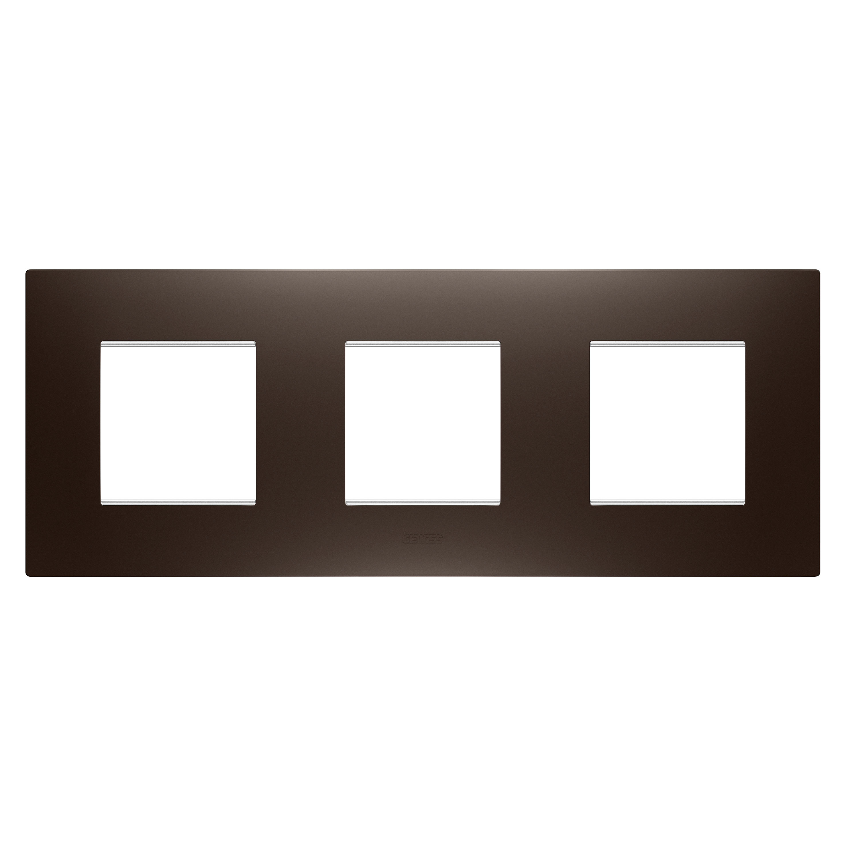 GEWISS - GEWGW16026BS PLACCA EGO INT.2+2+2M O BROWN SHADE