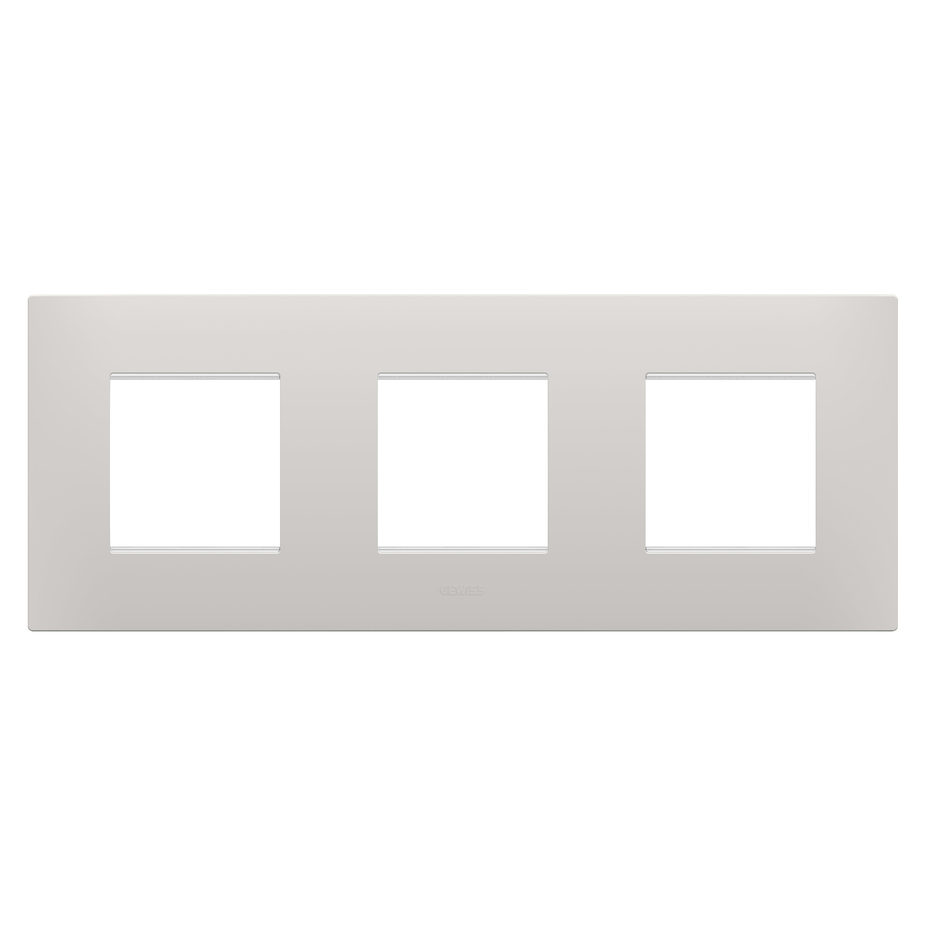 GEWISS - GEWGW16026CY PLACCA EGO INT.2+2+2M O ARGILLA