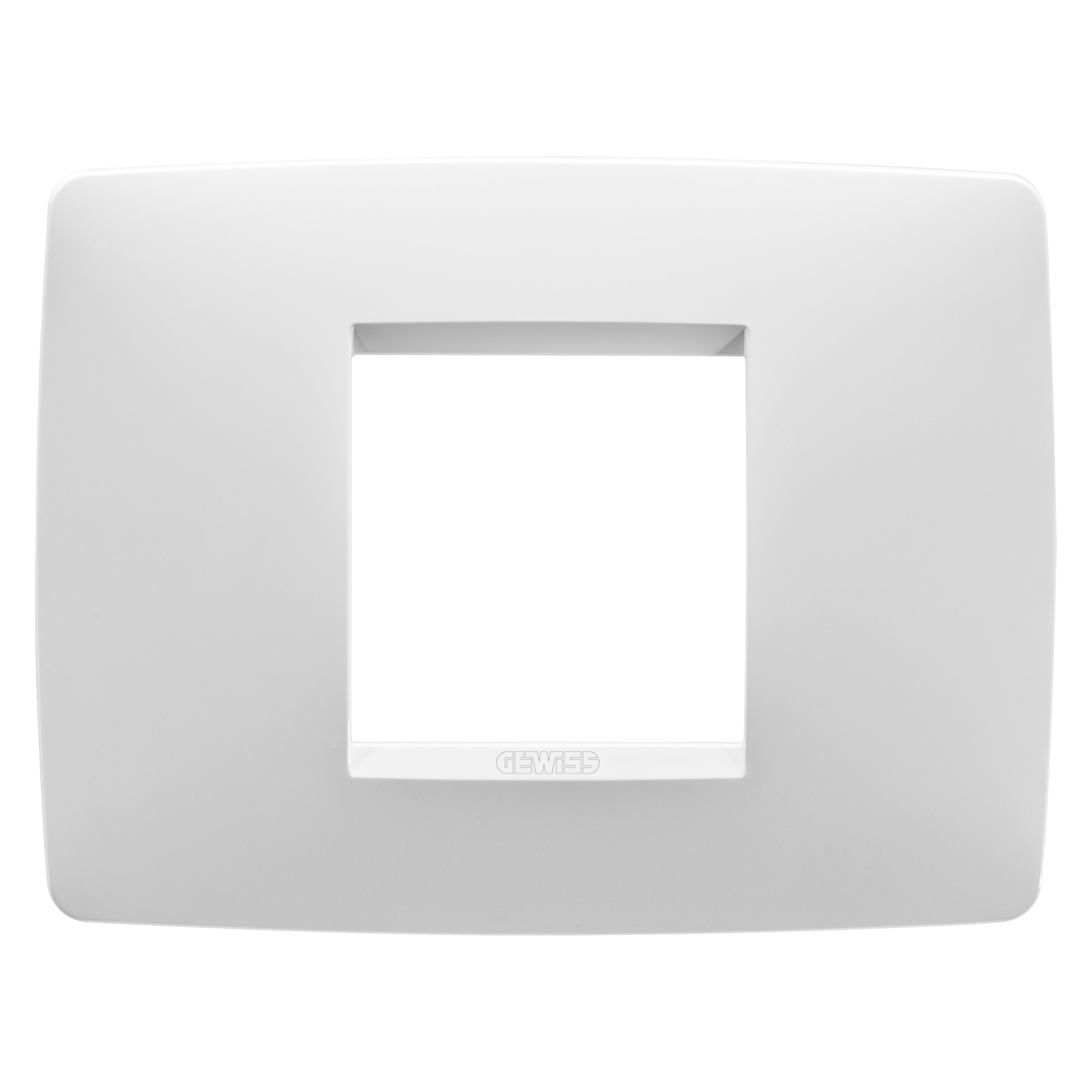 GEWISS - GEWGW16102VW PLACCA ONE 2M BIANCO SATINATO