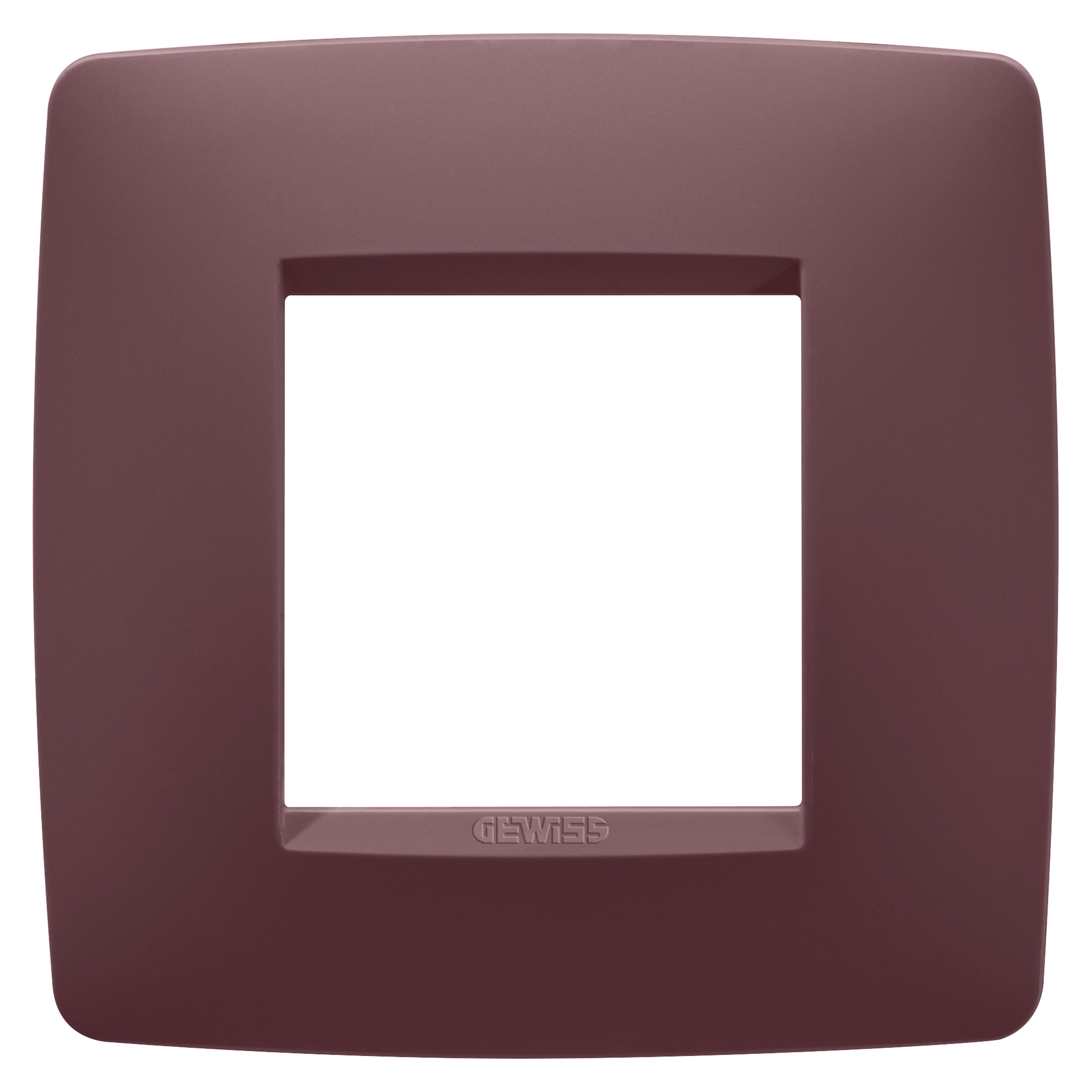 GEWISS - GEWGW16122VD PLACCA ONE INT.2M TUSCAN RED