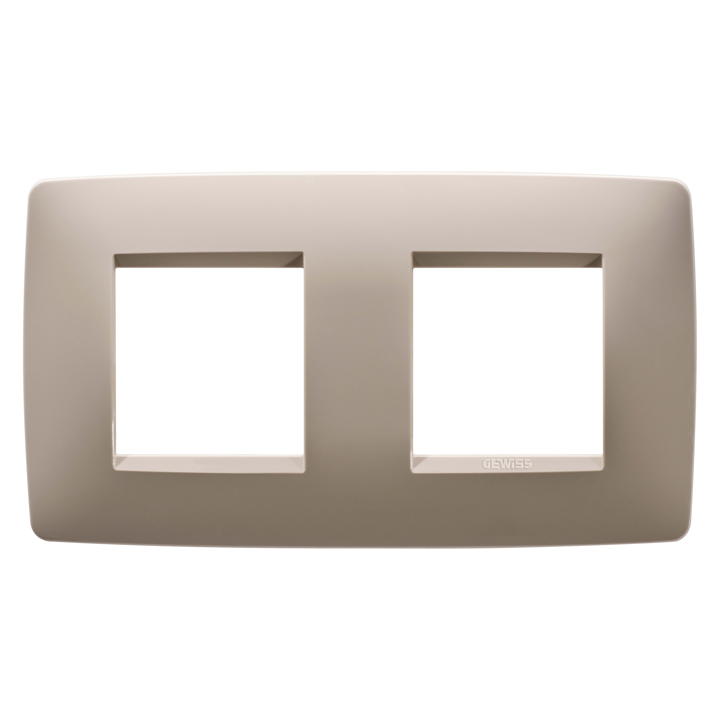 GEWISS - GEWGW16123TC PLACCA ONE INT.2+2M O.CANAPA