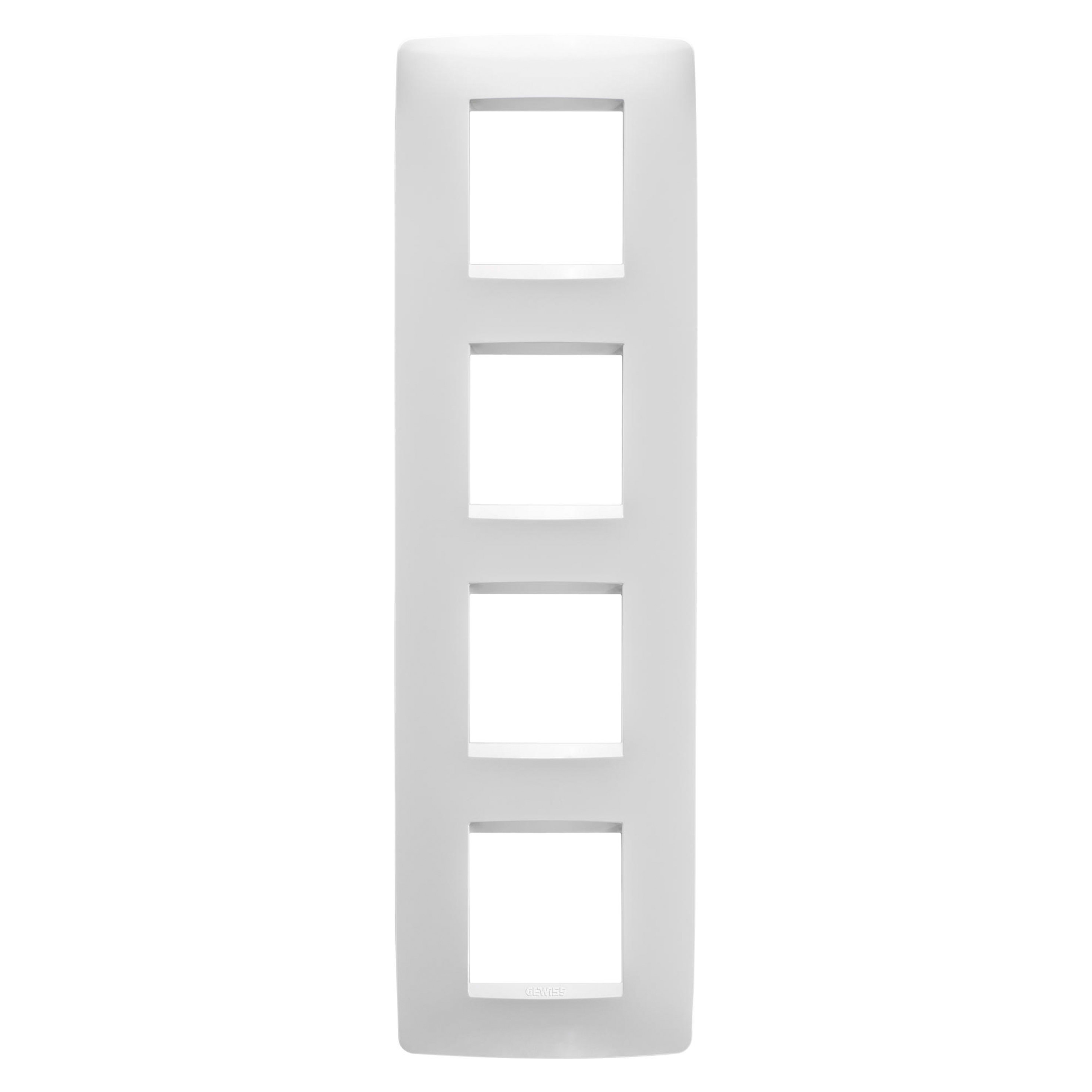 GEWISS - GEWGW16129TB PLACCA ONE INT.2+2+2+2M V.BIANCO