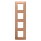 GEWISS - GEWGW16129VX PLACCA ONE INT.2+2+2+2M V RAME CHIARO